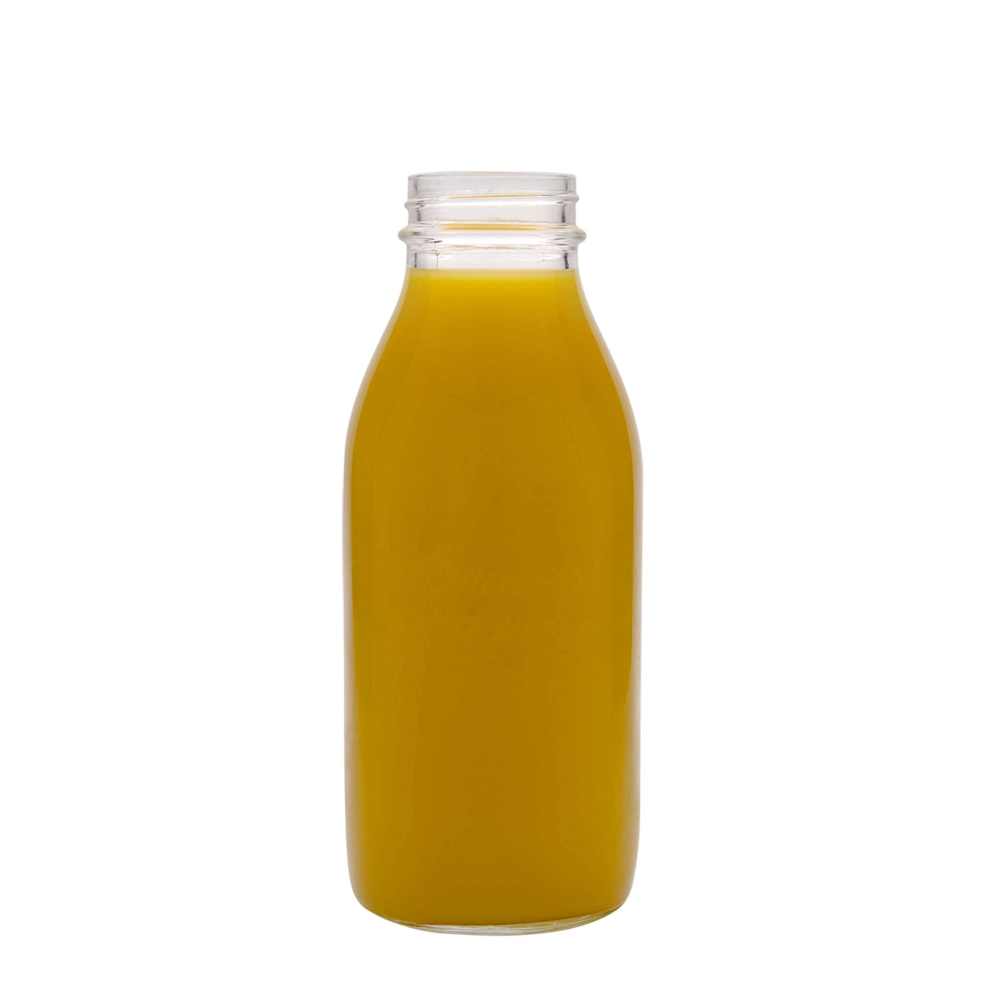 1.000 ml shishe qelqi 'Quattro Stagioni', Hapur: Kapak me vidë