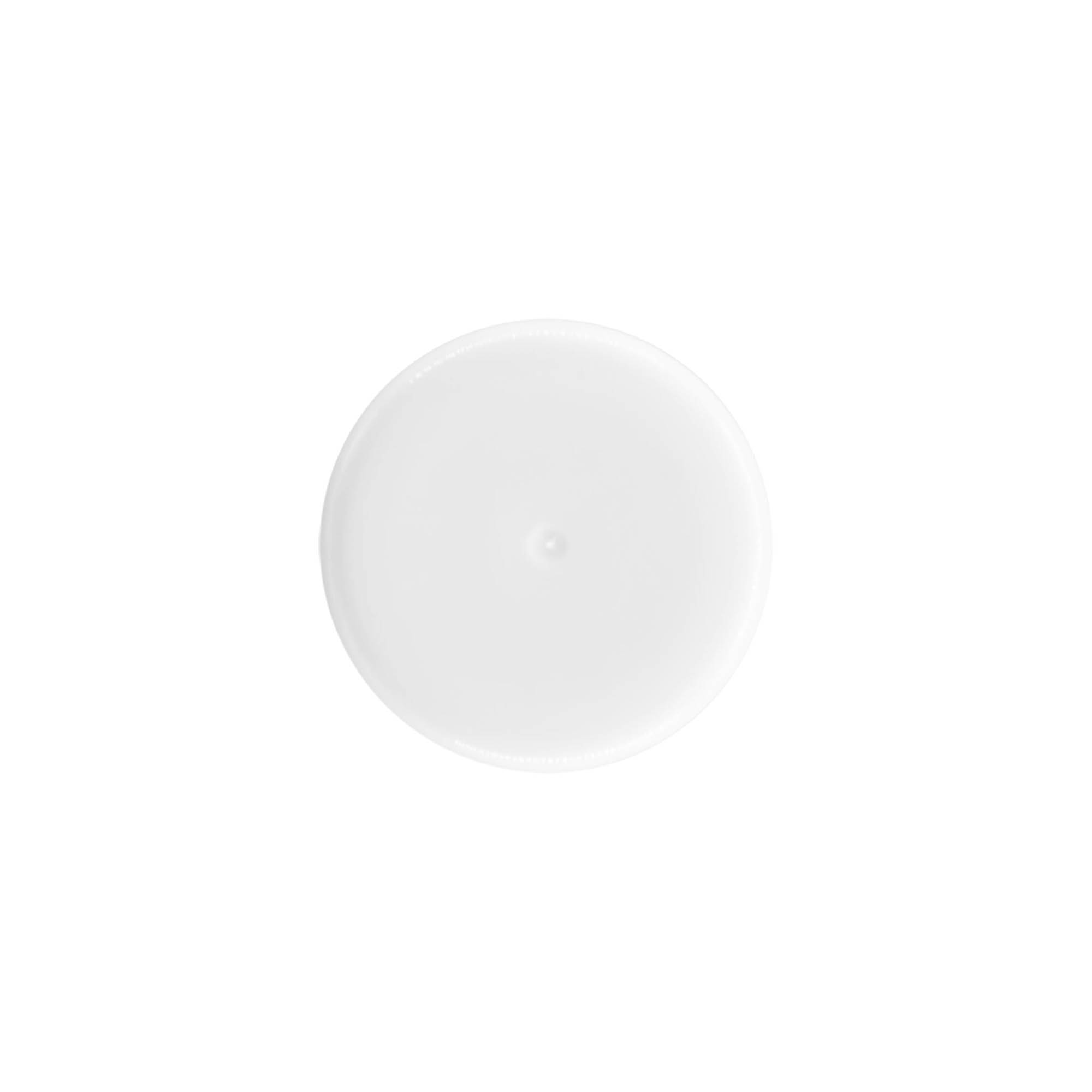 Kapak për shishe Roll-On 50 ml, plastikë PP, e bardhë, për hapje: kapak me vidë