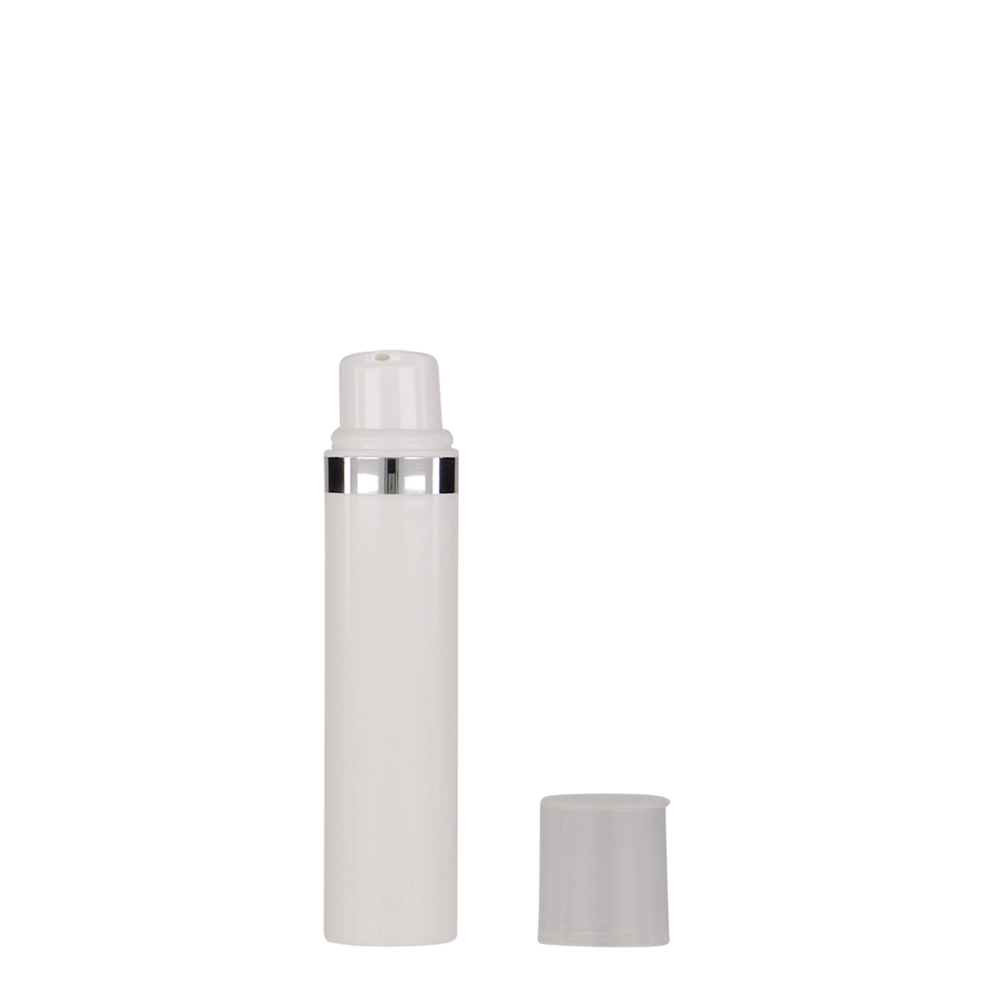 15 ml Dispenser Airless 'Nano', plastik PP, i bardhë 15 ml Dispenser Airless 'Nano', plastik PP, i bardhë