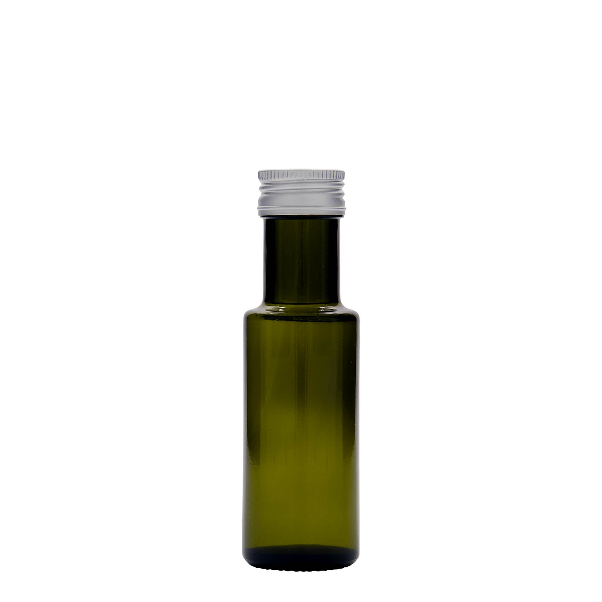 Shishe qelqi 100 ml 'Dorica', jeshile antike, gojë: PP 31,5 Shishe qelqi 100 ml 'Dorica', jeshile antike, gojë: PP 31,5