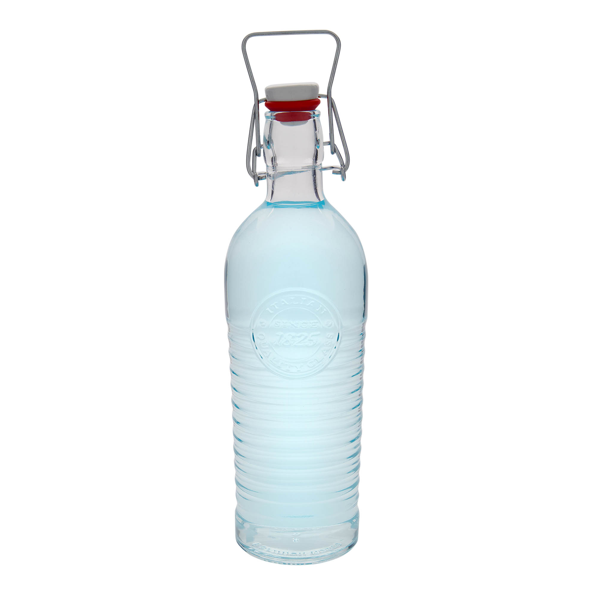 1.200 ml shishe qelqi 'Officina 1825', gojë: kapëse me shkop 1.200 ml shishe qelqi 'Officina 1825', gojë: kapëse me shkop