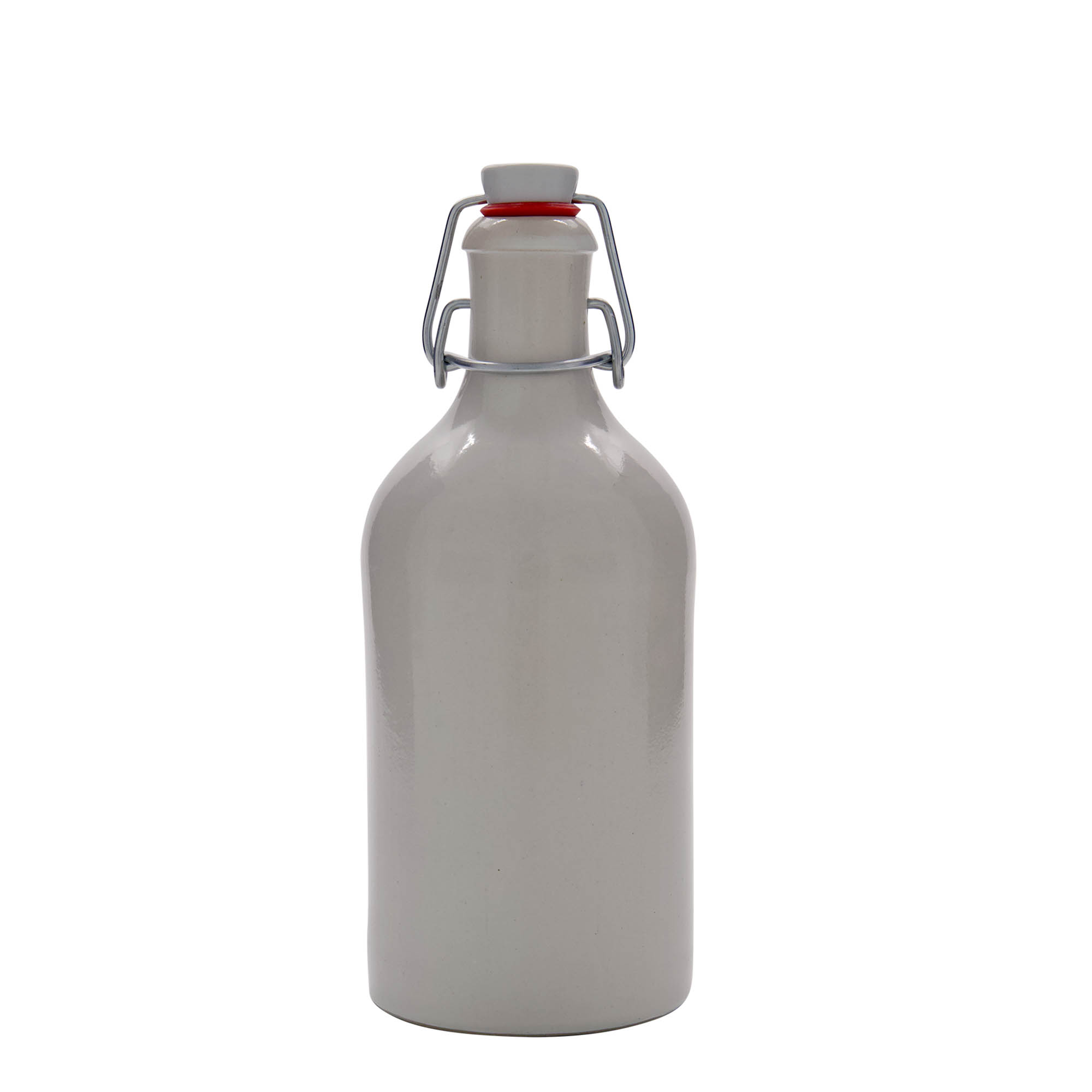 500 ml krua qeramike, qeramikë, e bardhë, gojë: kapak me kapëse