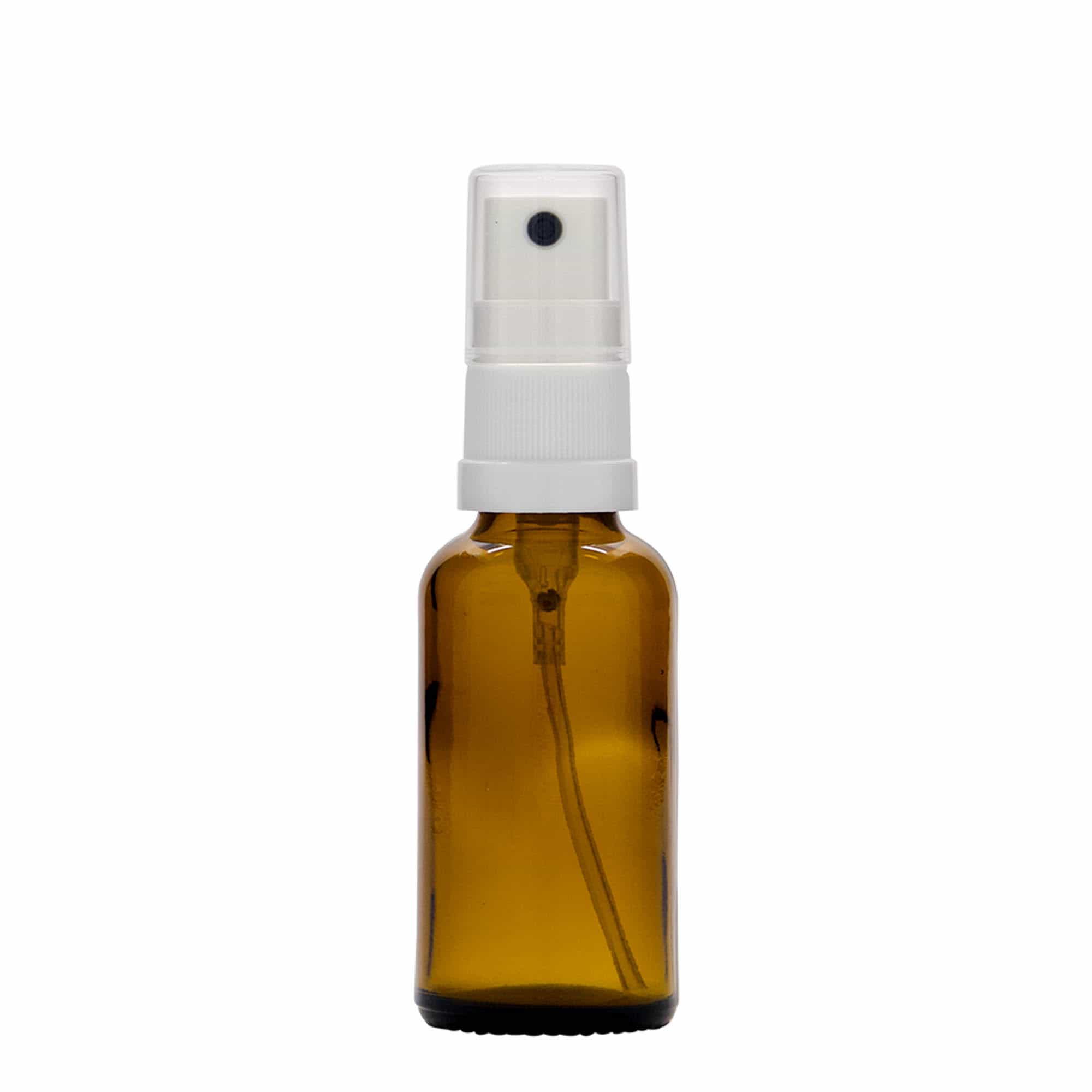 30 ml shishe me spërkatës, mjekësore, qelq, kafe, gojë: DIN 18