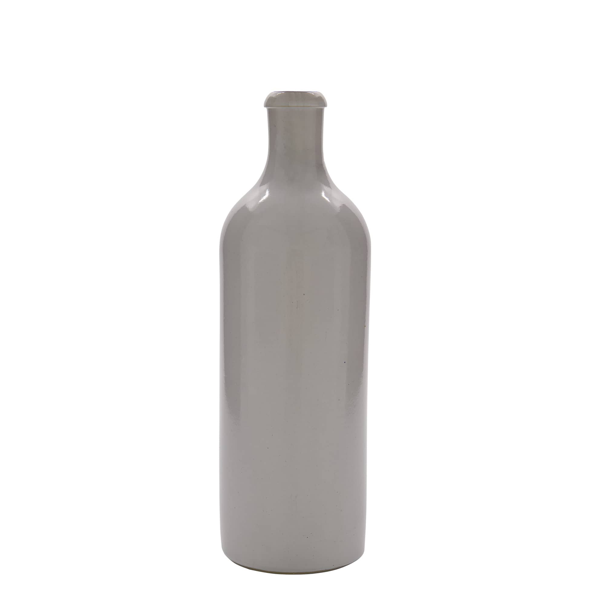 750 ml krua qeramike, qeramikë, e bardhë, gojë: mbyllje me kapëse.