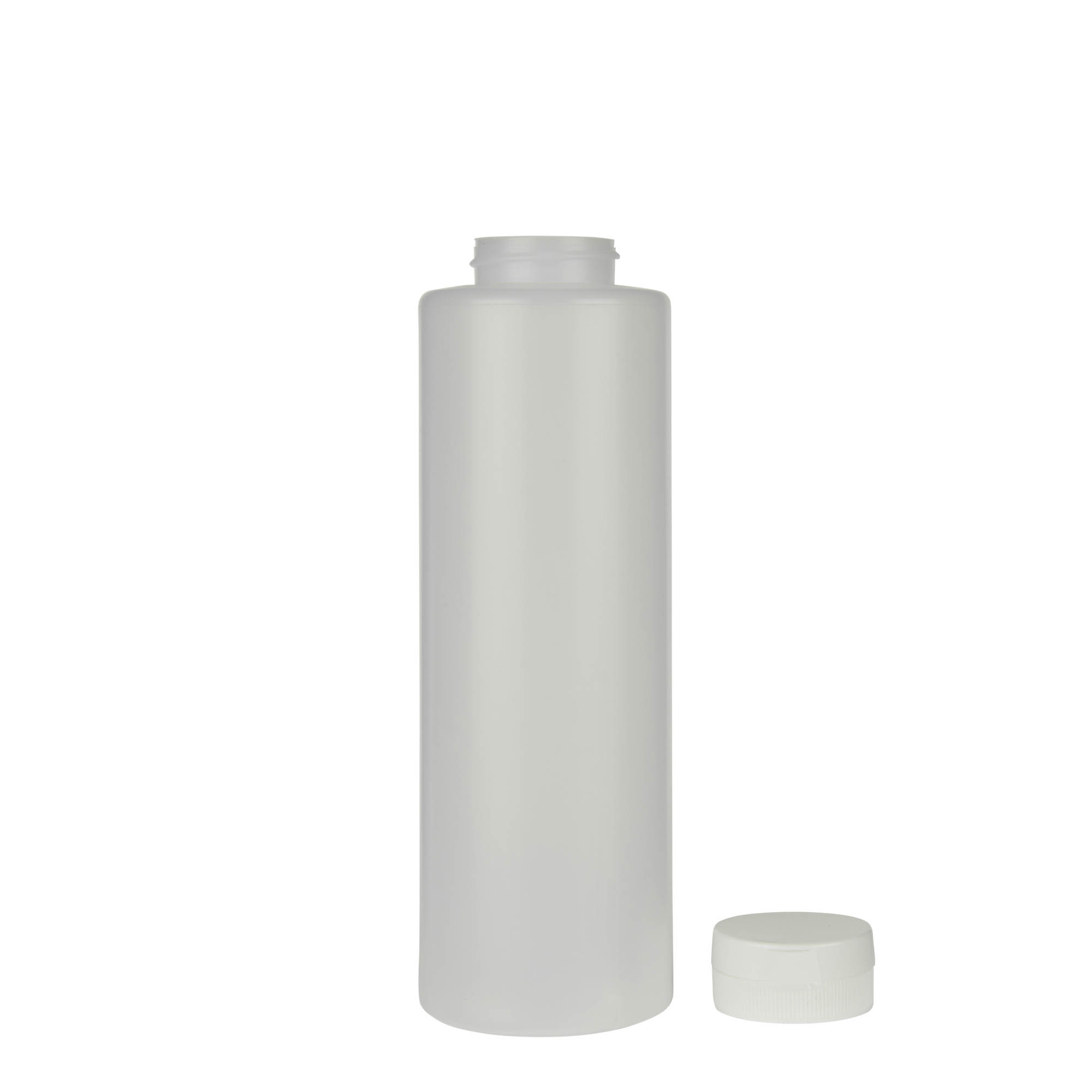 Shishe salce 500 ml, plastikë LDPE, natyrale, gojë: 38/400
