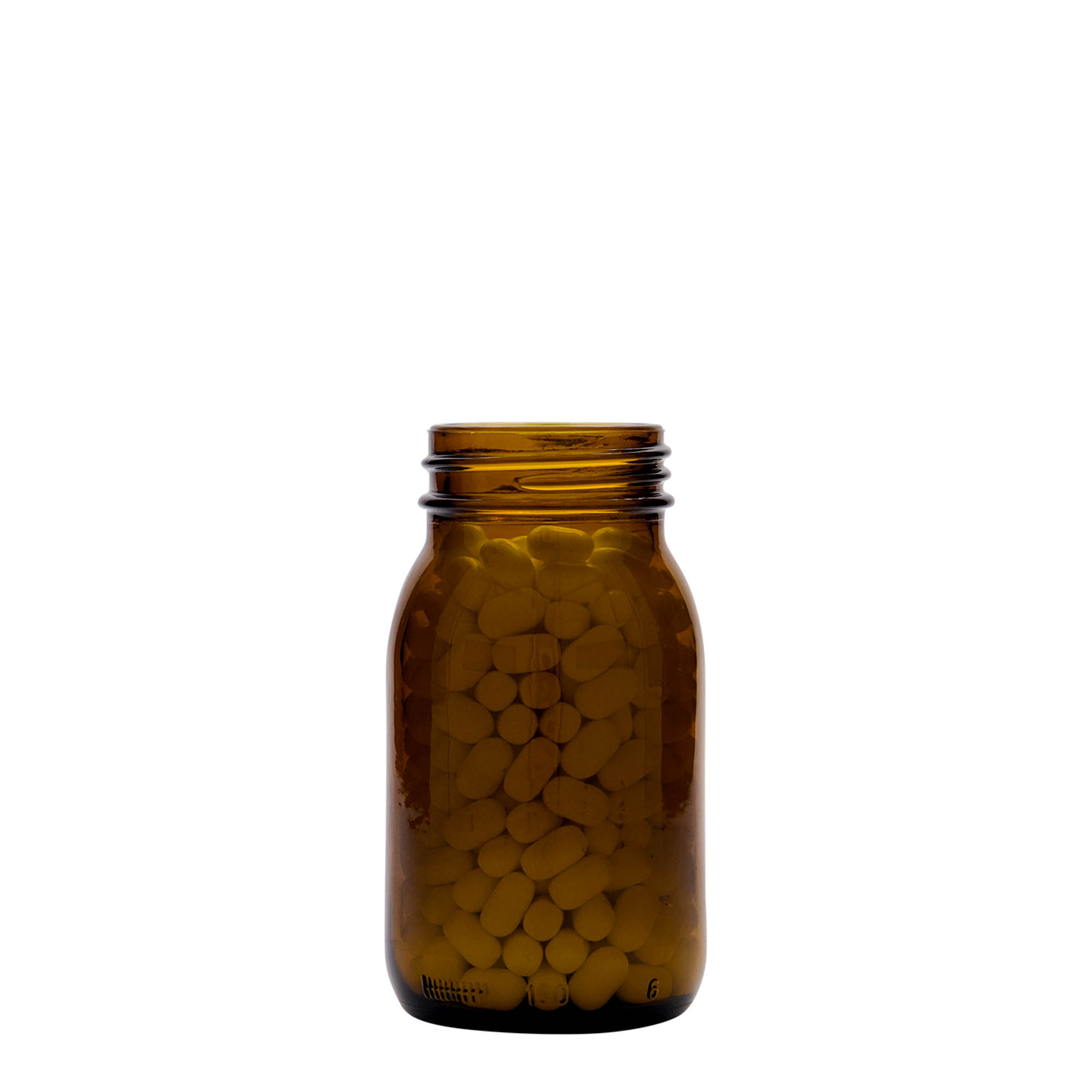 150 ml gotë me qafë të gjerë, kafe, hapja: DIN 45 150 ml gotë me qafë të gjerë, kafe, hapja: DIN 45