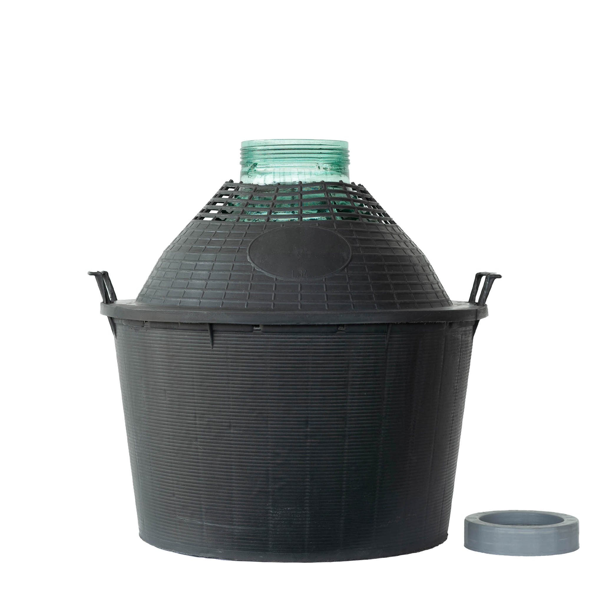 34 l shishe baloni me qafë të gjerë, qelq, hapje: kapak me vidë 34 l shishe baloni me qafë të gjerë, qelq, hapje: kapak me vidë