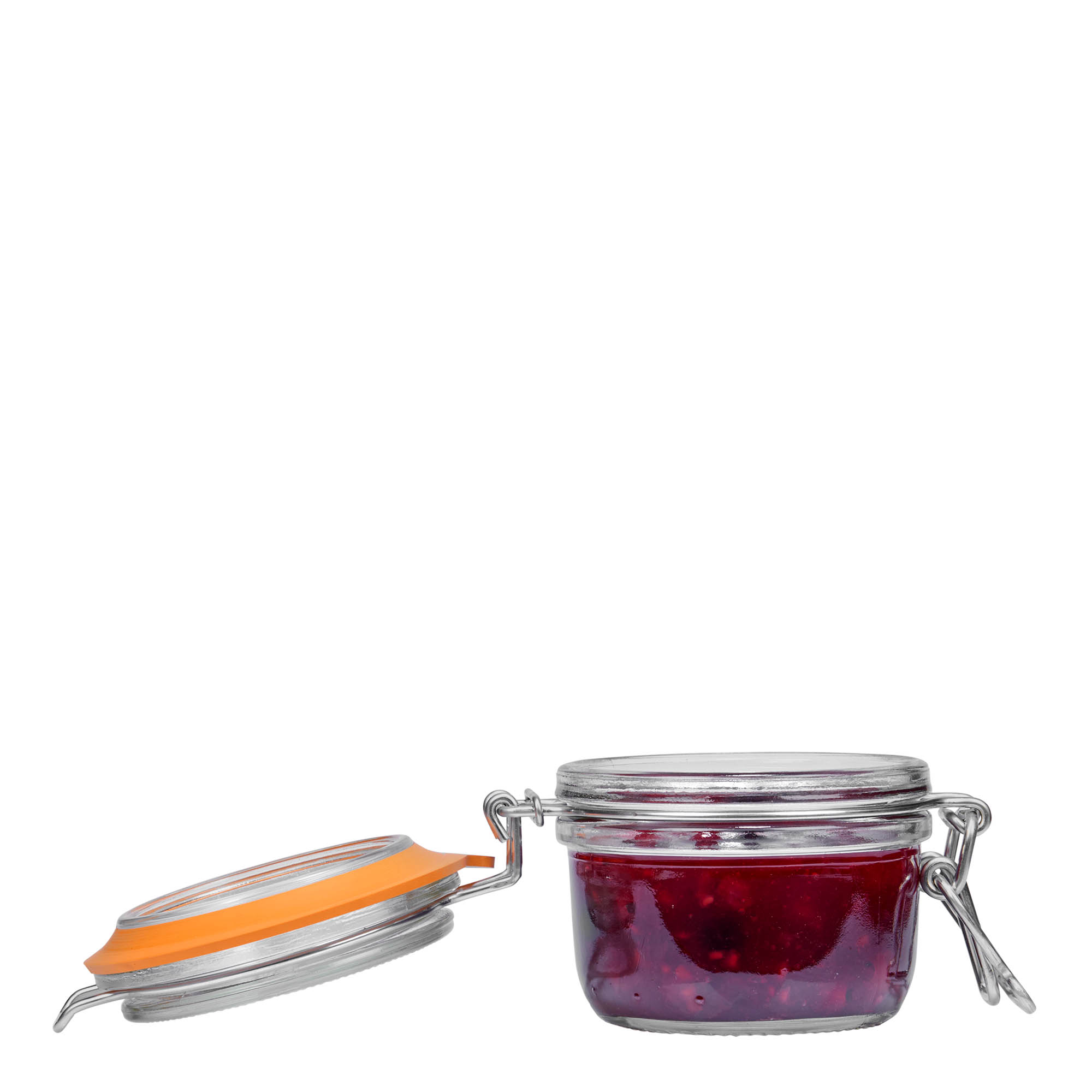 125 ml kavanoz me kapak me tela 'Le Parfait Super Terrine', hapje: mbyllje me kapak me tela 125 ml kavanoz me kapak me tela 'Le Parfait Super Terrine', hapje: mbyllje me kapak me tela