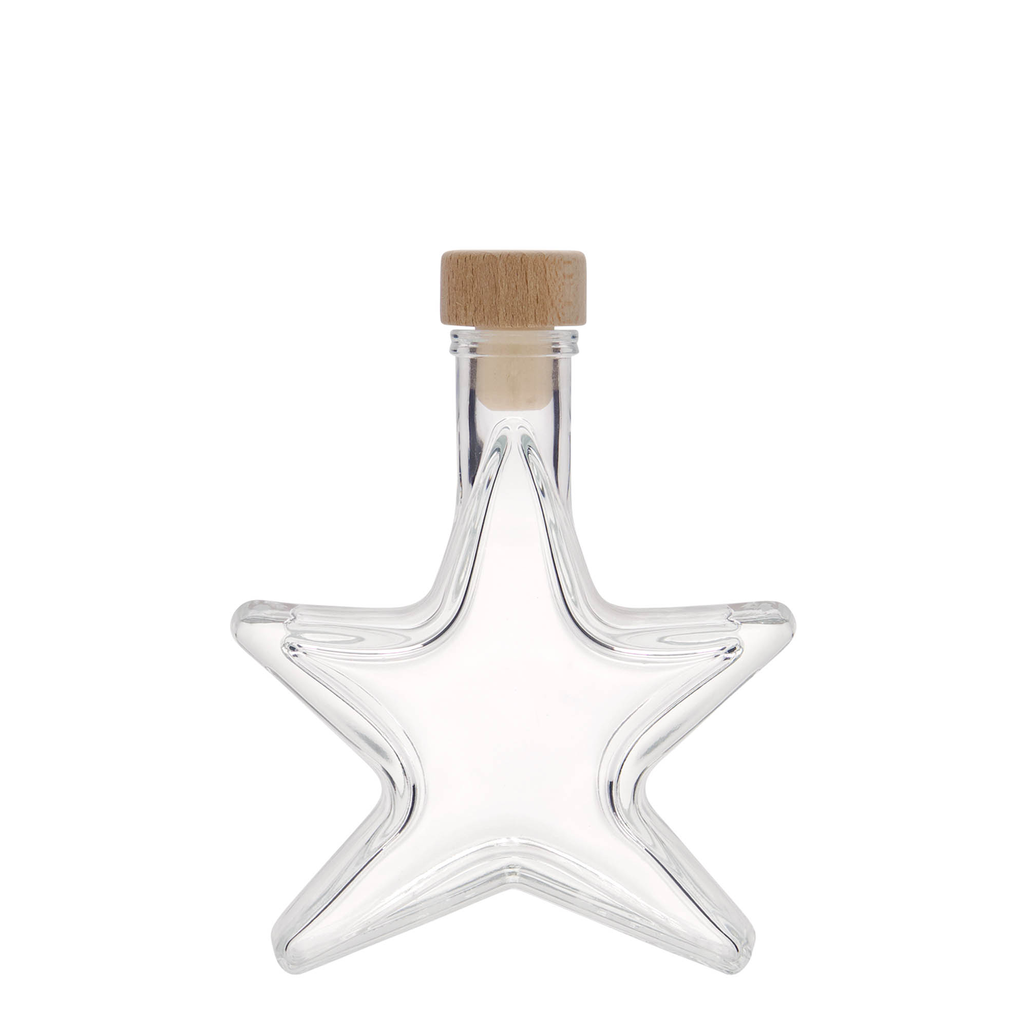 Shishe qelqi 100 ml 'Ylli', gojë: korek Shishe qelqi 100 ml 'Ylli', gojë: korek