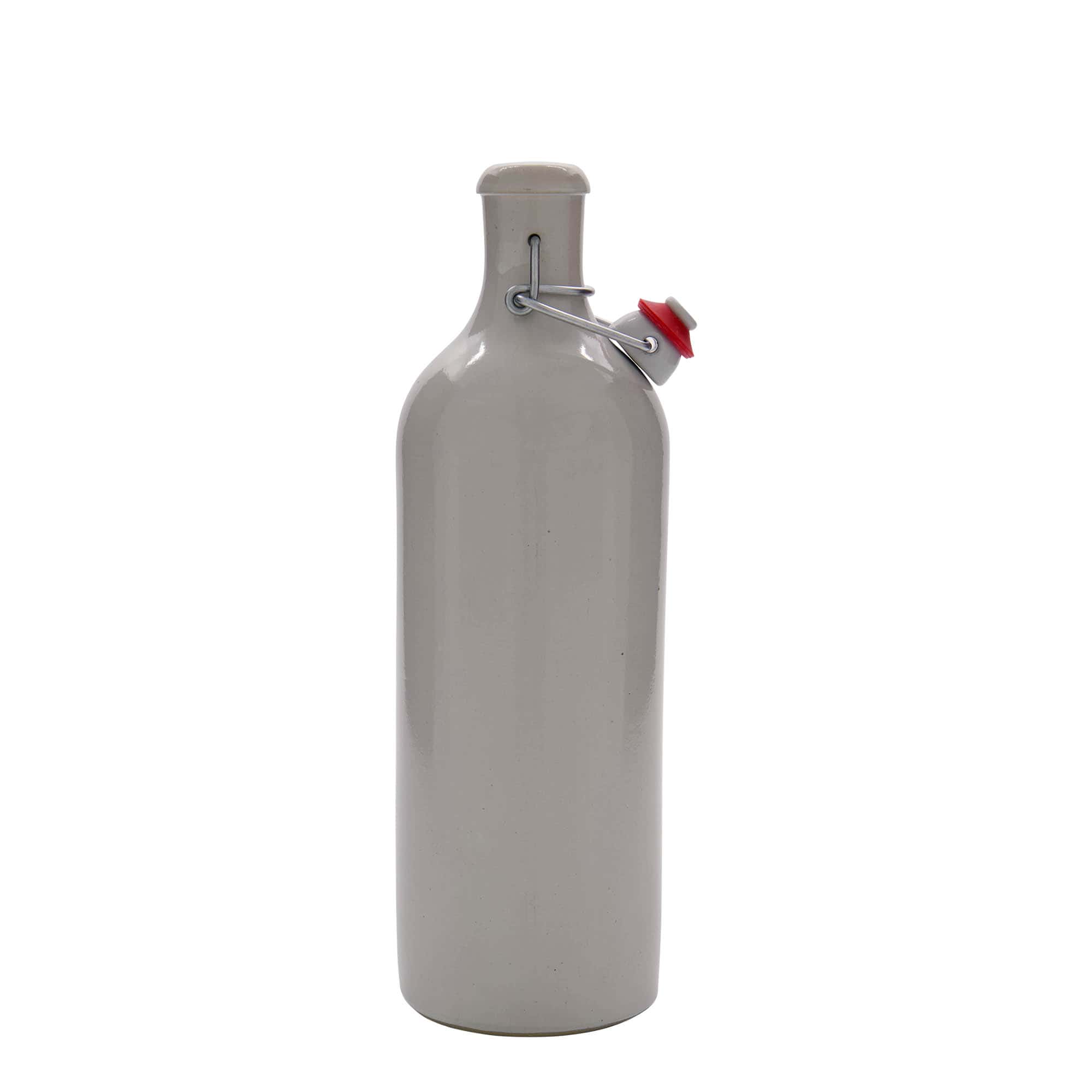 750 ml krua qeramike, qeramikë, e bardhë, gojë: mbyllje me kapëse.