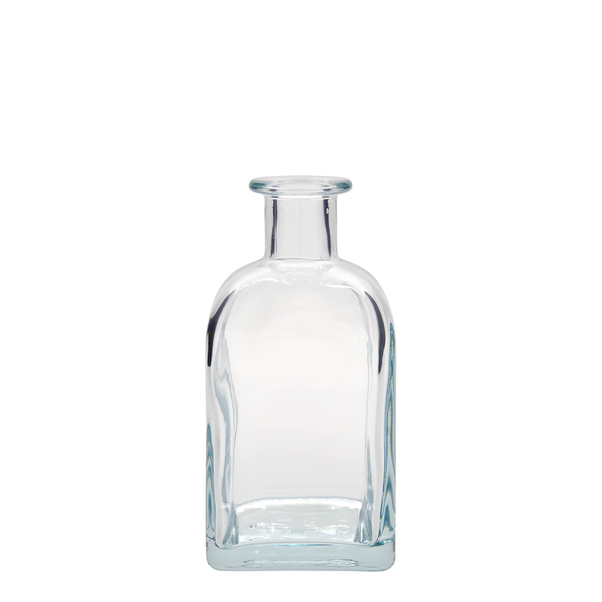 Shishe qelqi 350 ml Apotheker Carré, katrore, gozhdë: kork Shishe qelqi 350 ml Apotheker Carré, katrore, gozhdë: kork