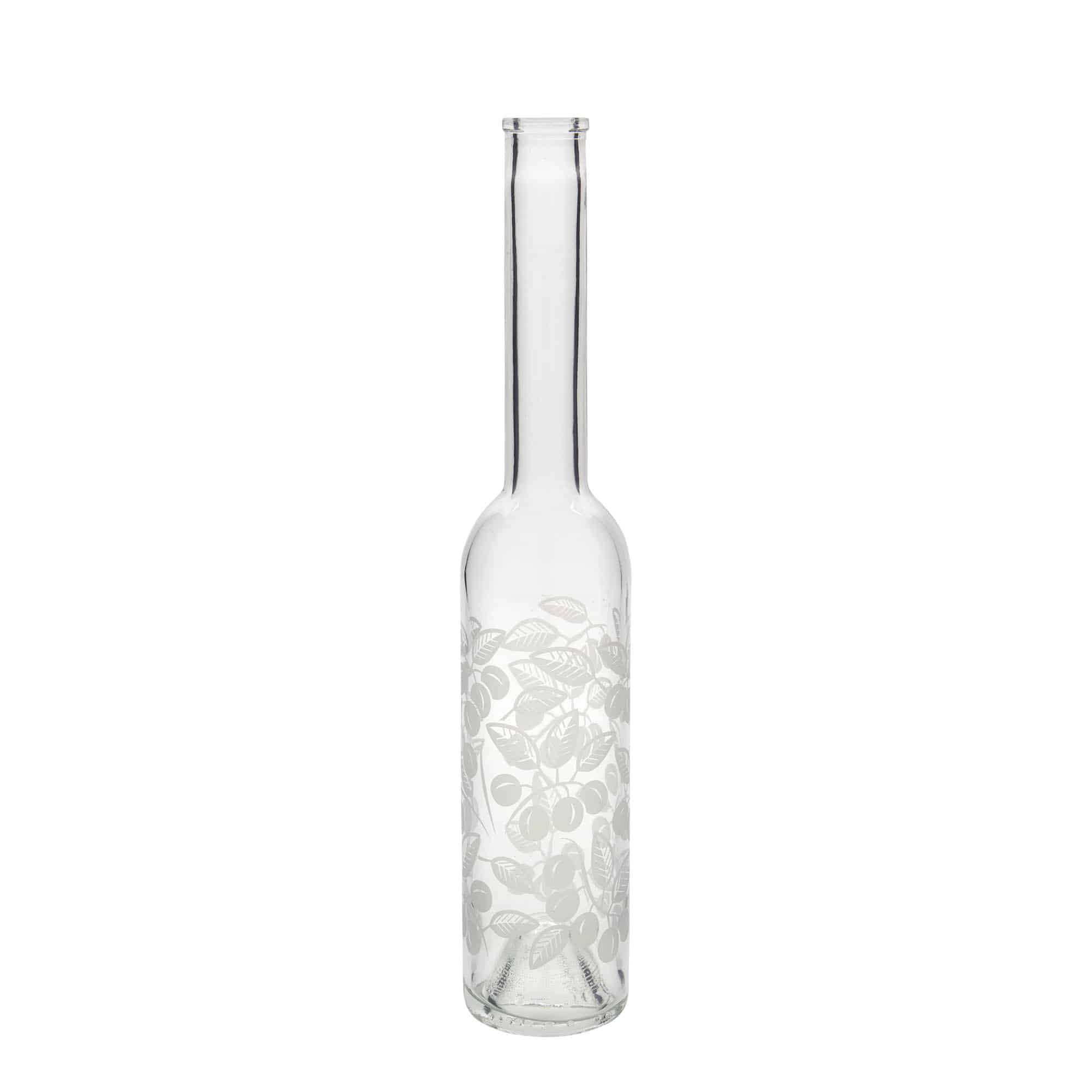 Shishe qelqi 350 ml 'Opera', motiv: Mirabellen, hapje: korek
