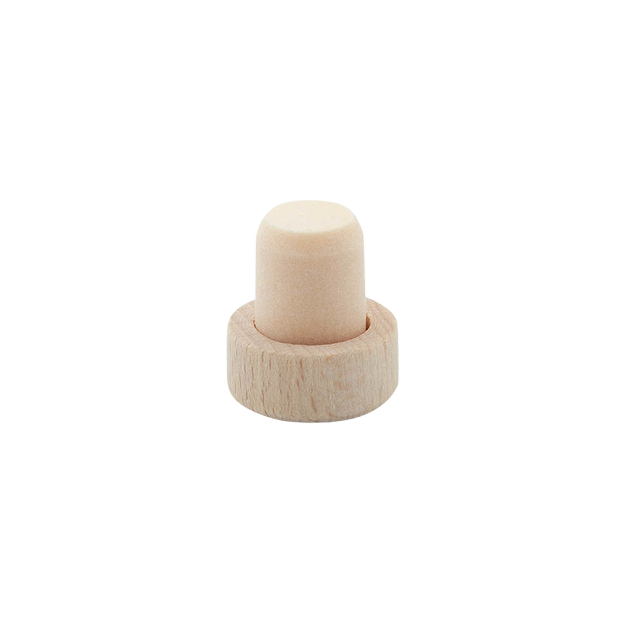 Dorezë korku 14 mm, dru/plastikë, për gojëz: Kork Dorezë korku 14 mm, dru/plastikë, për gojëz: Kork
