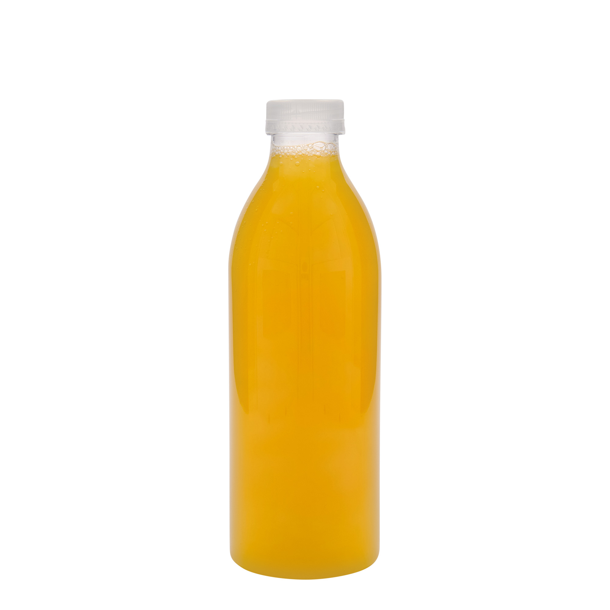1.000 ml shishe PET standard, plastik, hapje: 38 mm