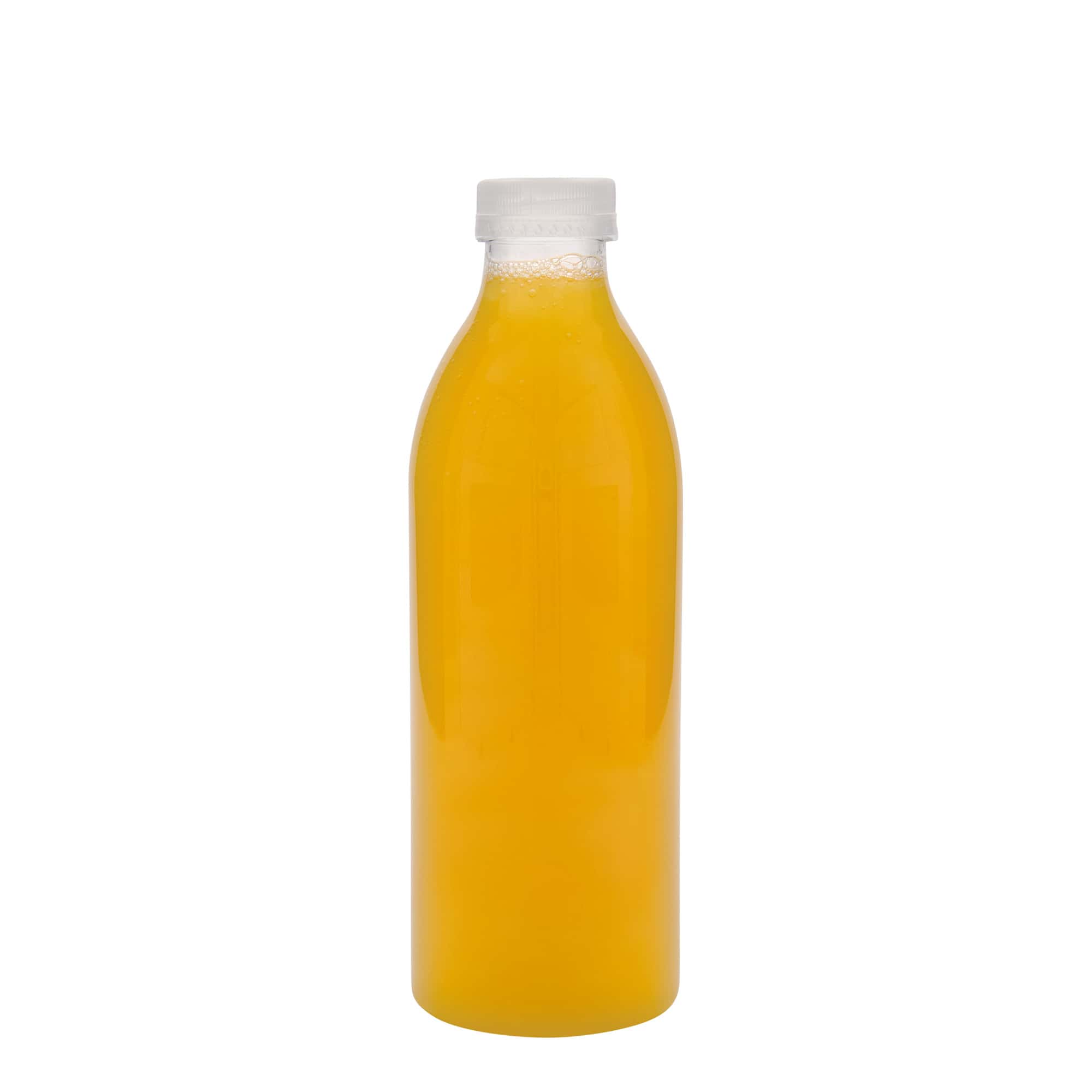 1.000 ml shishe PET standard, plastik, hapje: 38 mm
