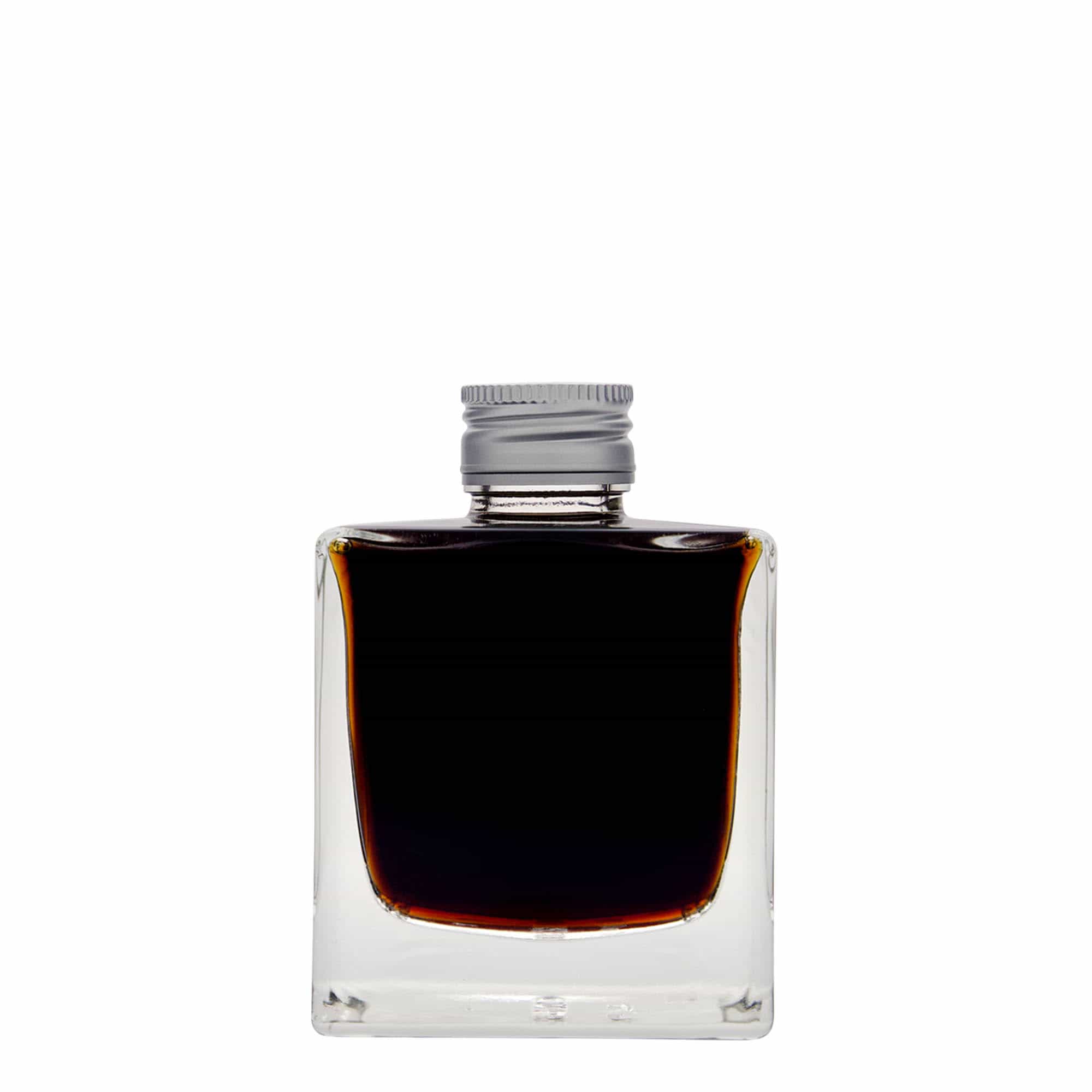 200 ml shishe qelqi 'Cube', katrore, gojë: PP 28