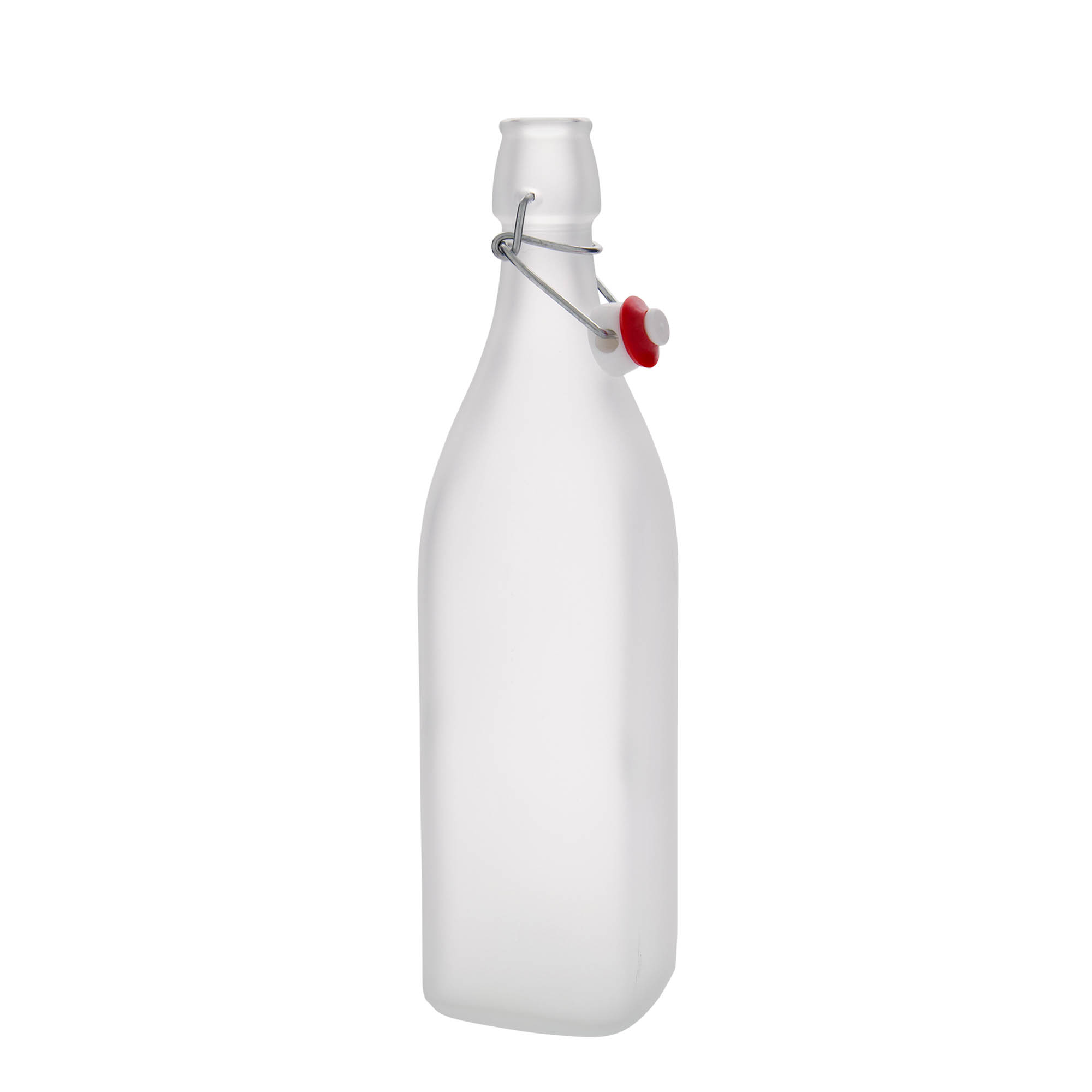 1.000 ml shishe qelqi 'Swing, katrore, e ngrirë, hapja: kapak me grep