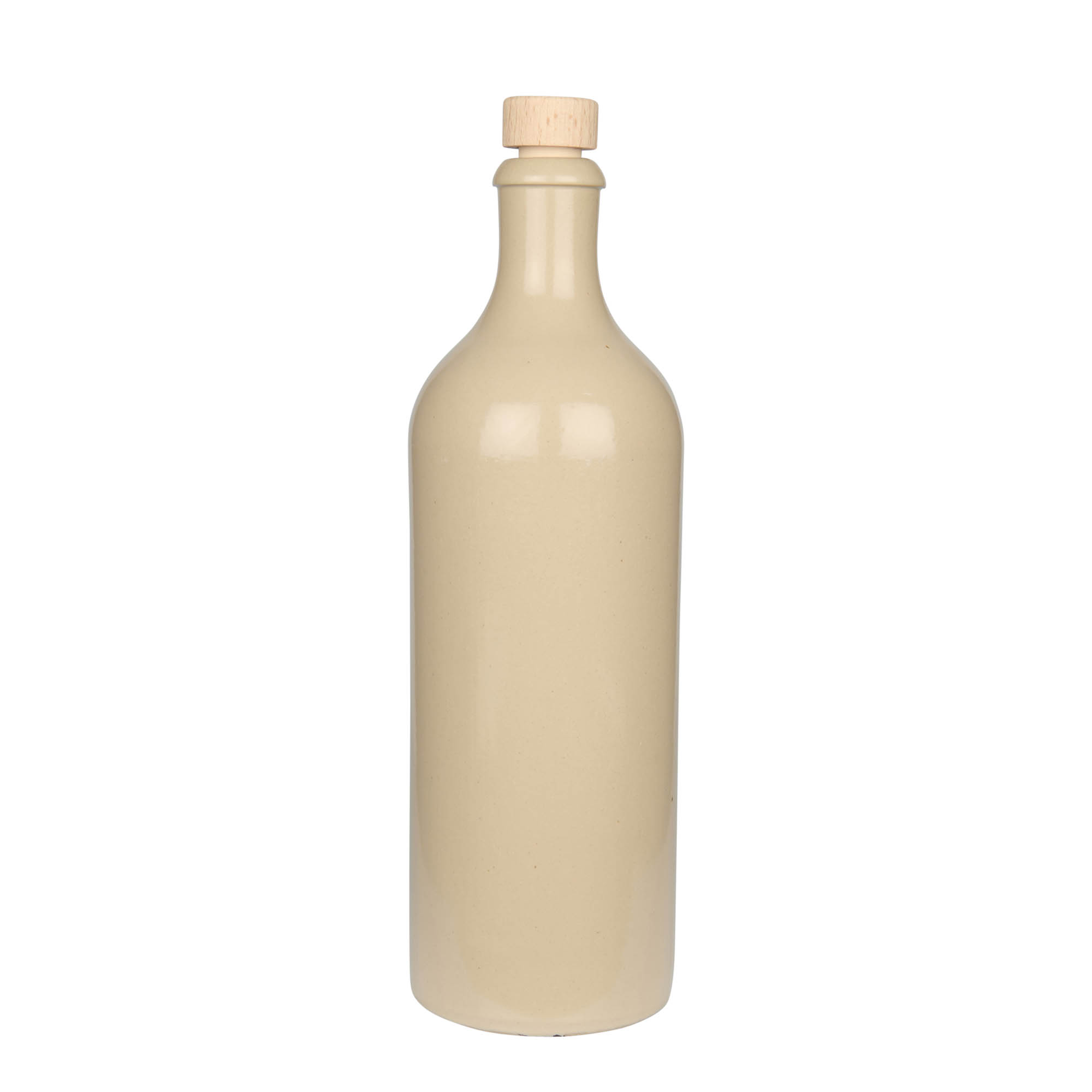 750 ml krua keramik, qeramikë, bezhë, gojë: kork