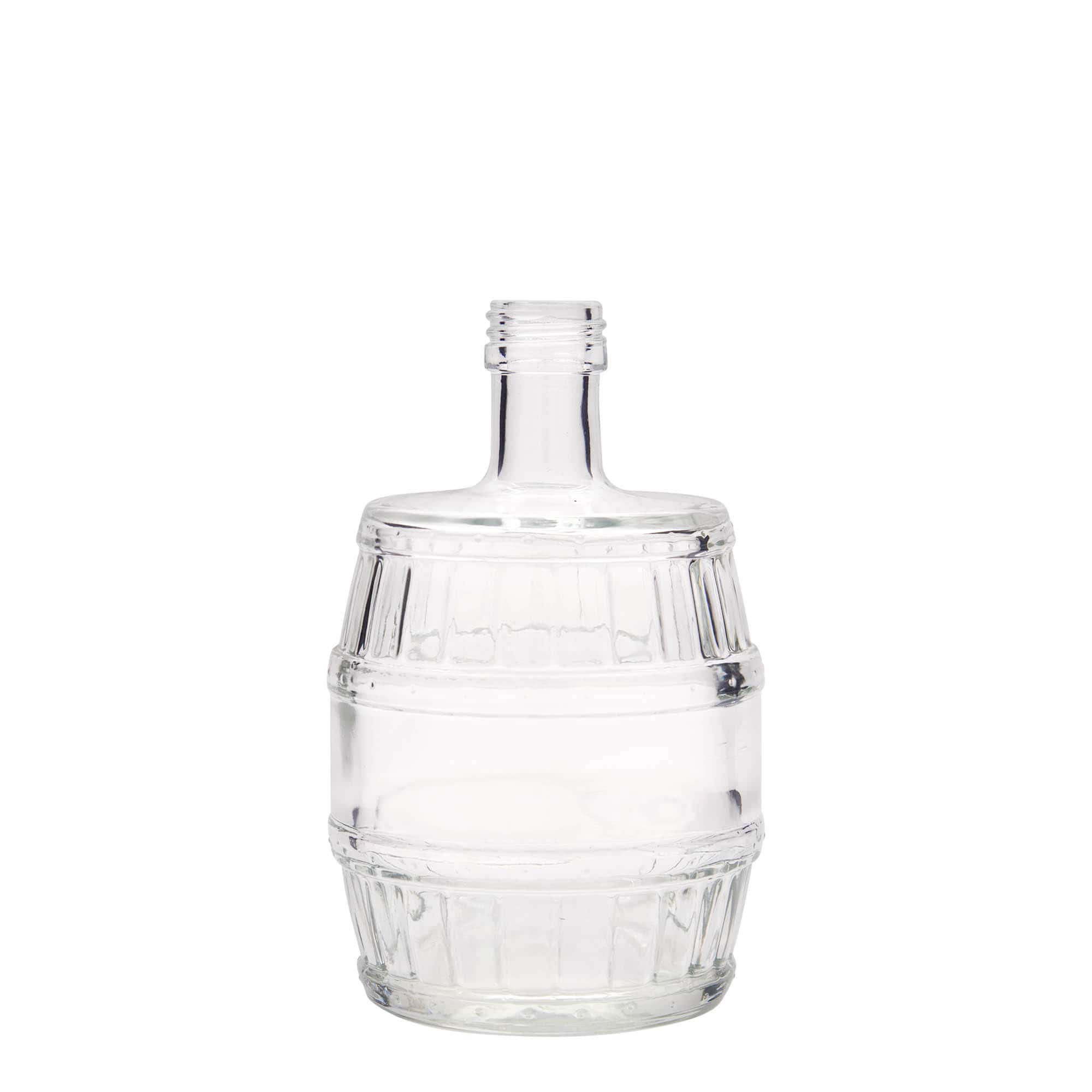 Shishe qelqi 500 ml 'Fass', gojë: PP 28