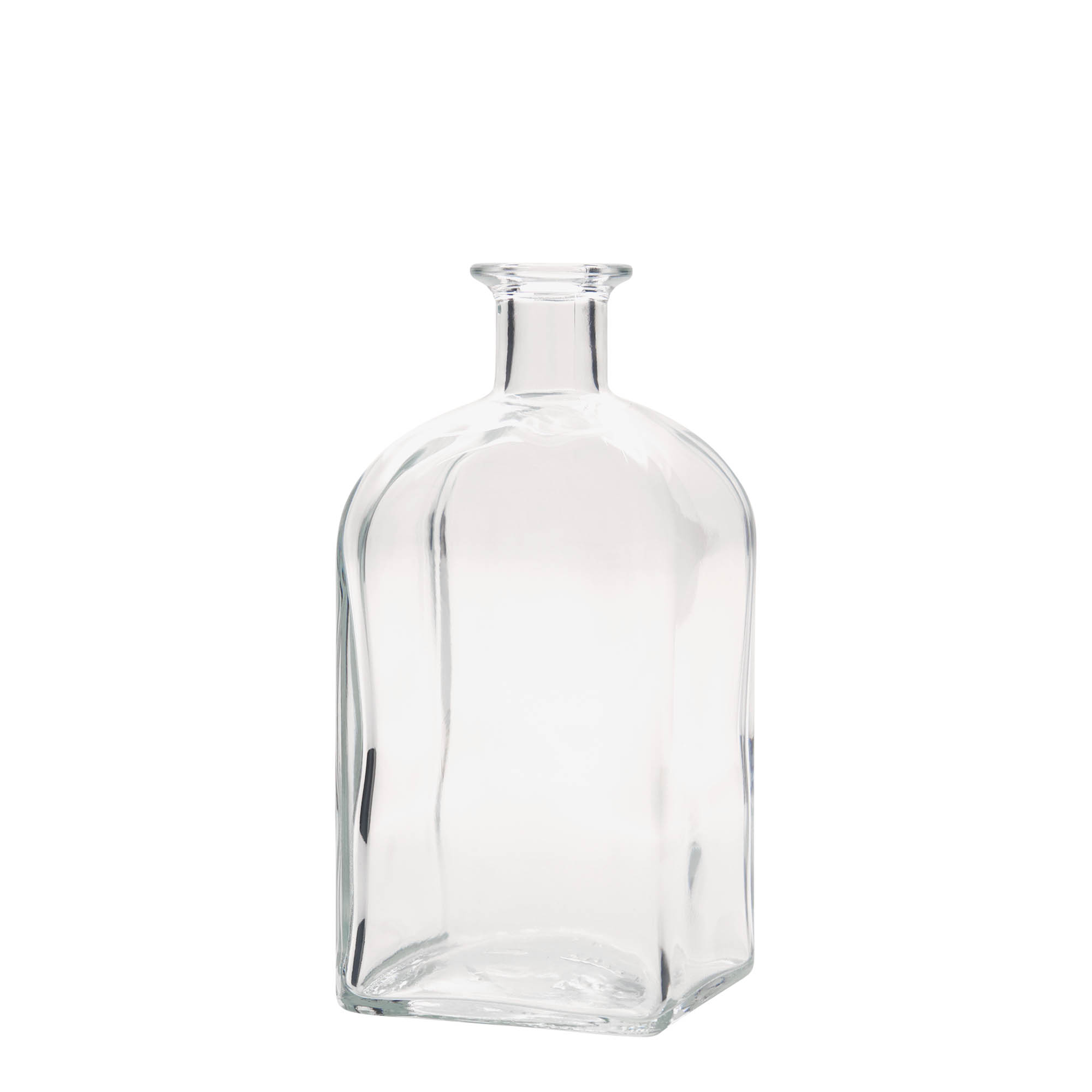 Shishe qelqi 700 ml Apotheker Carré, katrore, gojë: kork Shishe qelqi 700 ml Apotheker Carré, katrore, gojë: kork
