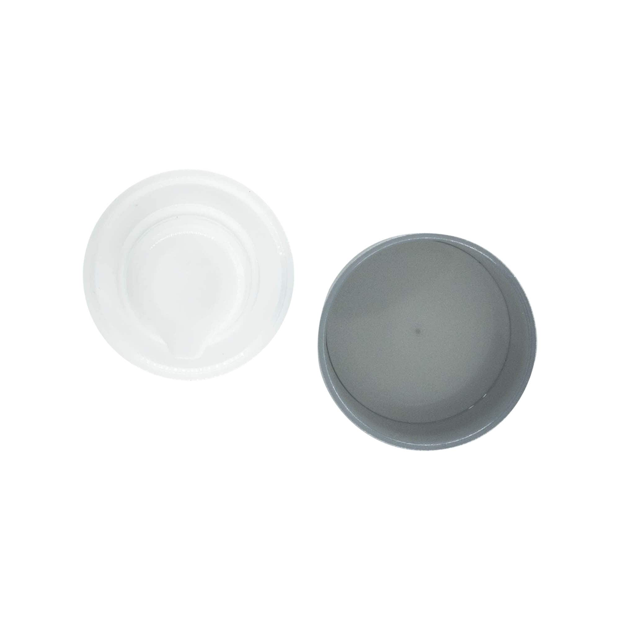 Pompa për shpërndarës pa ajër 'Micro', plastikë PP, argjend