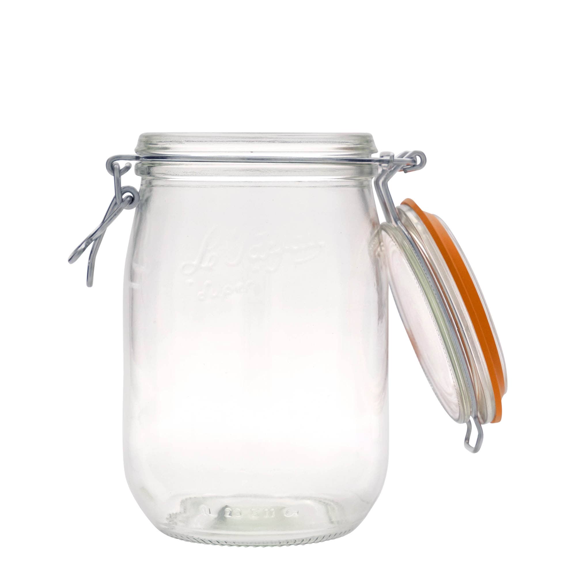 1.000 ml kavanoz me kapak me tel 'Le Parfait Super Bocal', hapje: kapak me tel mbyllës