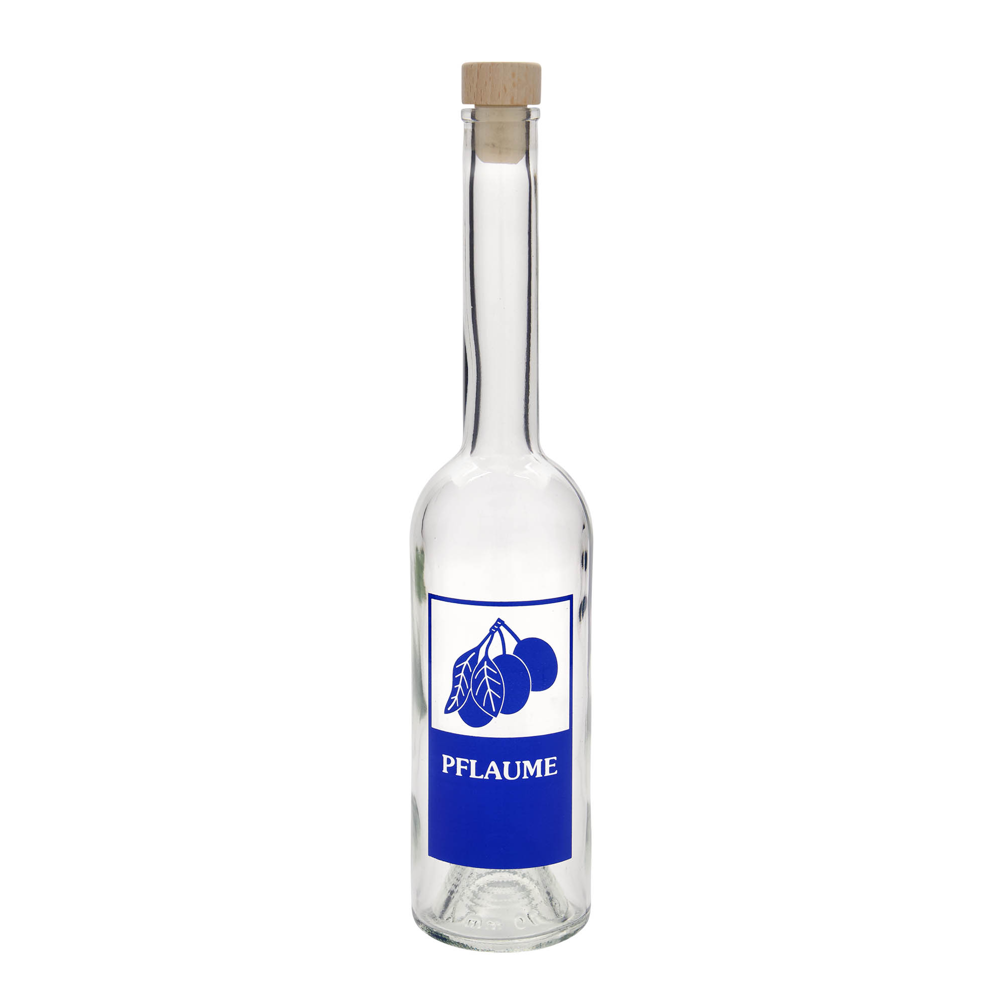 Shishe qelqi 500 ml 'Opera', motiv: Rrush i thatë, hapja: Kork