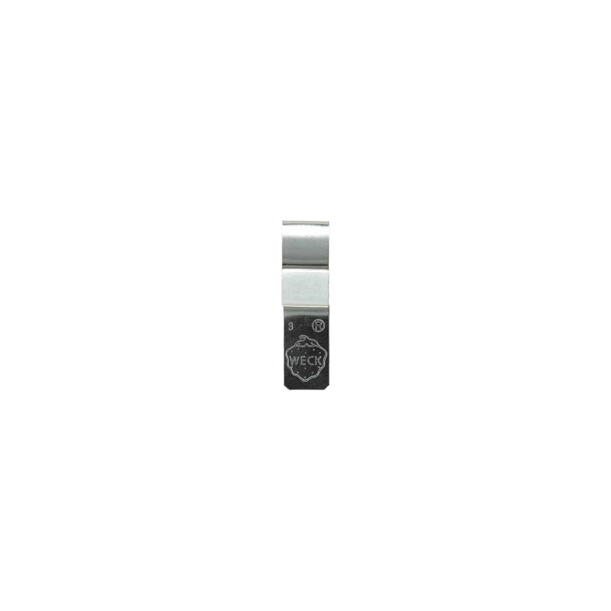 Kapëse WECK #, çelik inox, argjend
