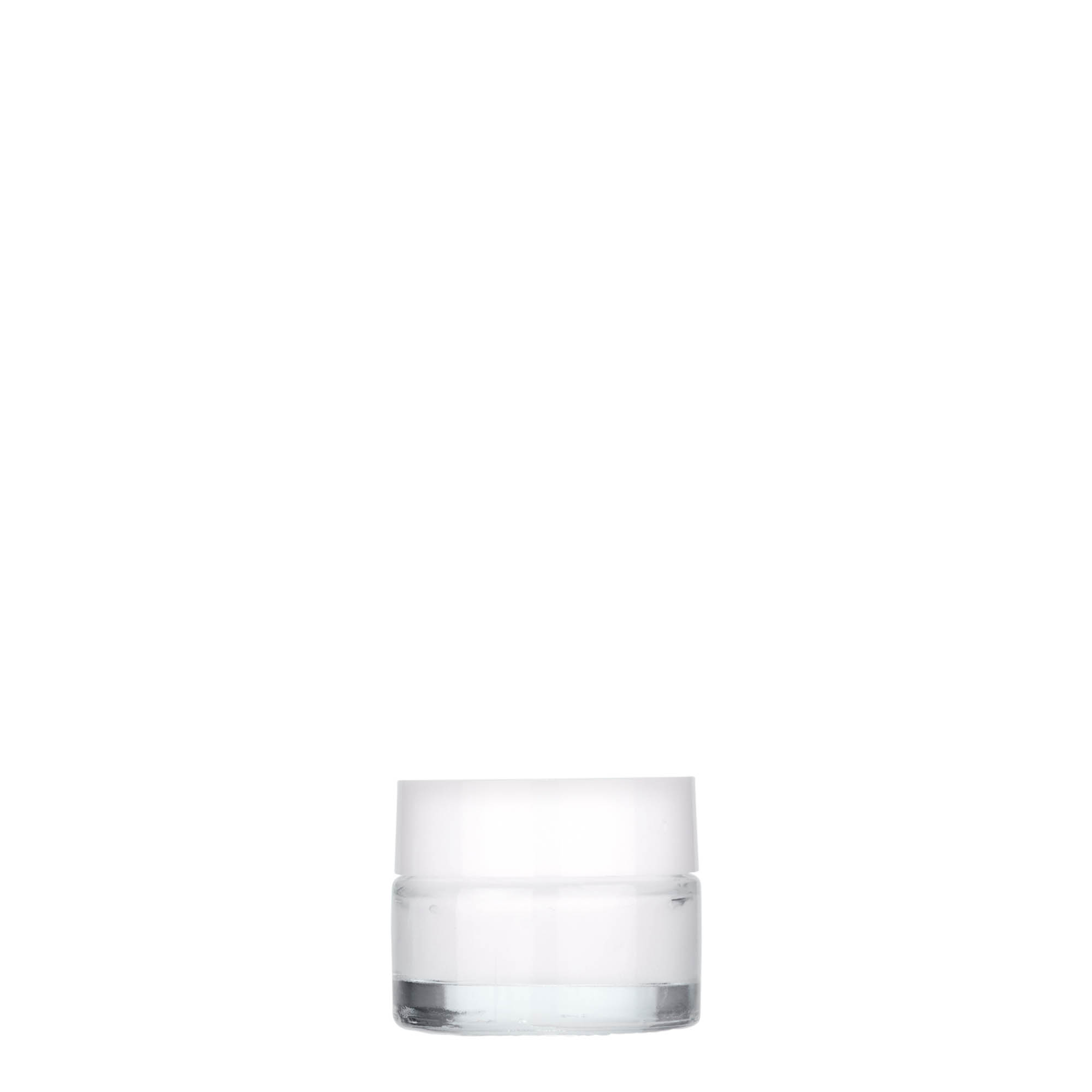 5 ml kavanoz 'Beauty', qelq, hapje: kapak me vida