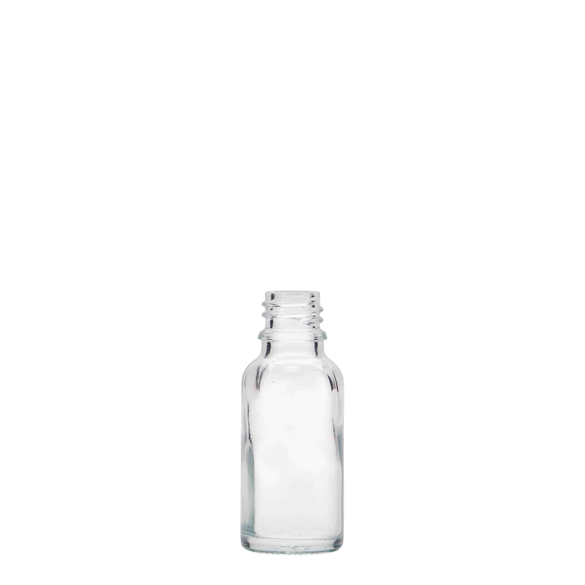 20 ml shishe mjekësore, xham, hapje: DIN 18