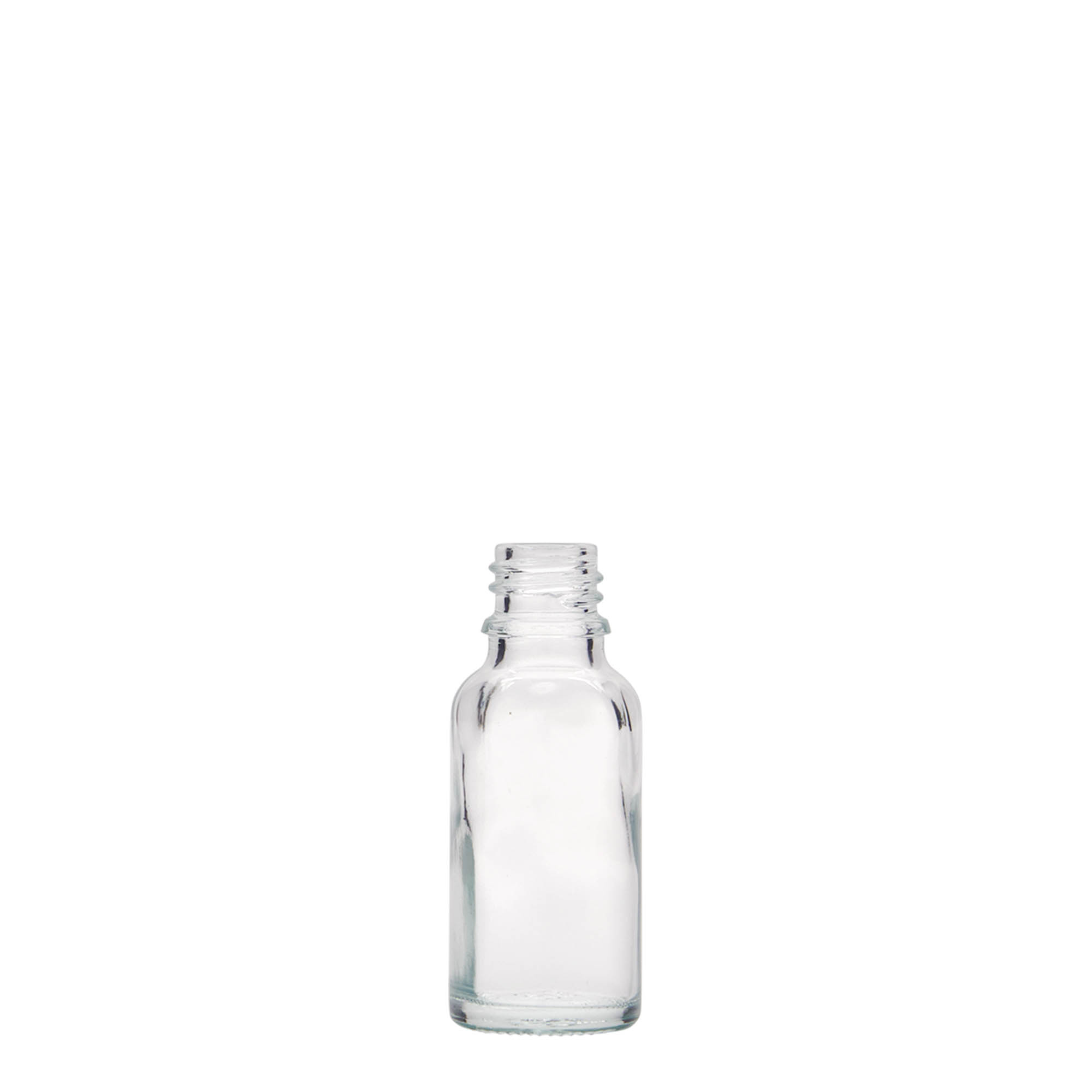 20 ml shishe mjekësore, xham, hapje: DIN 18