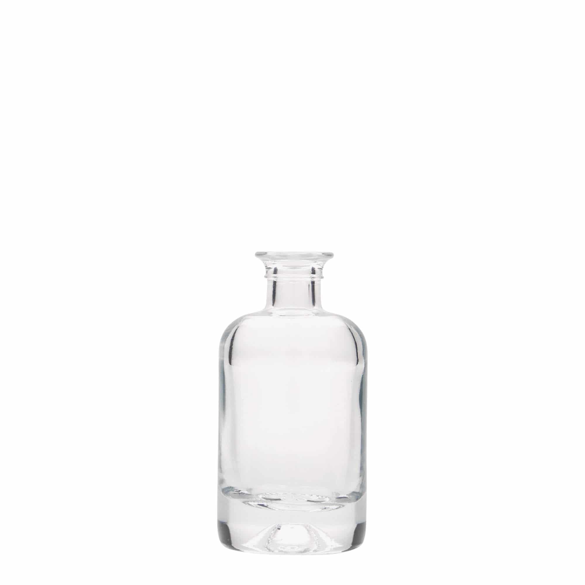 Shishe qelqi 40 ml për farmacist, gojë: korek