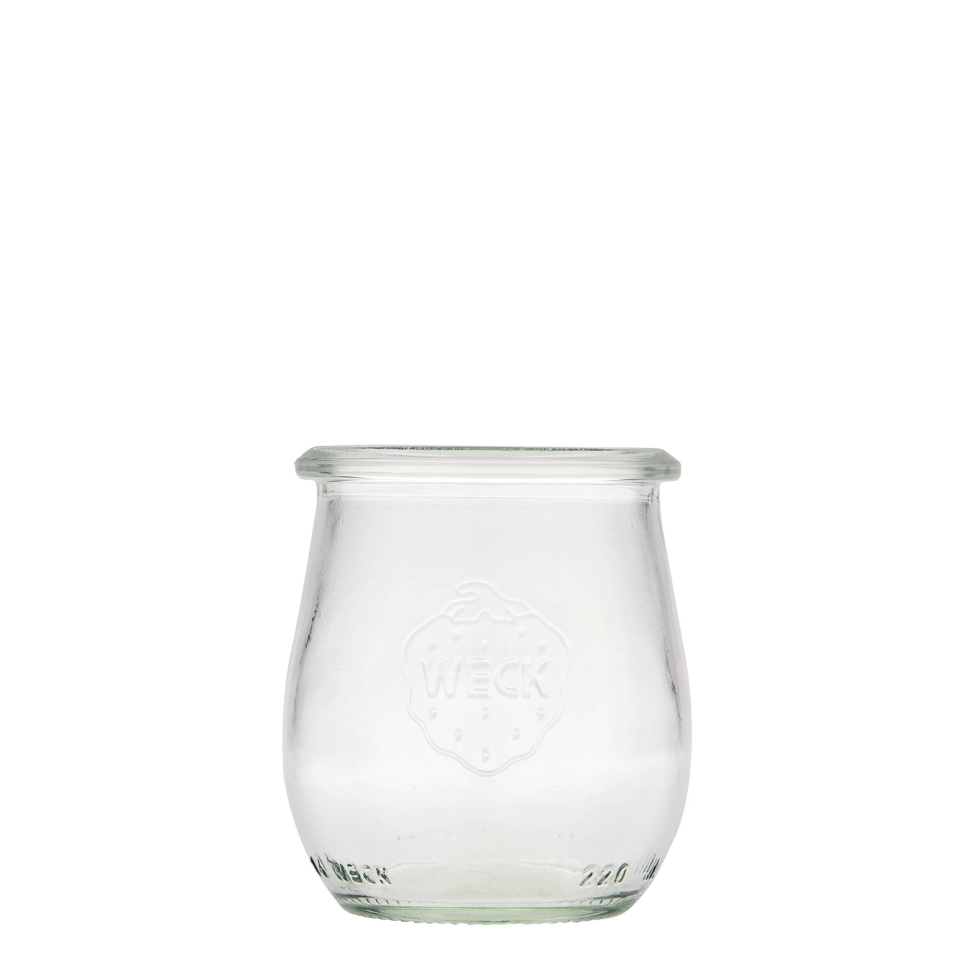 220 ml gotë WECK-Tulpenglas, Hapur: Skaj i rrumbullakët 220 ml gotë WECK-Tulpenglas, Hapur: Skaj i rrumbullakët