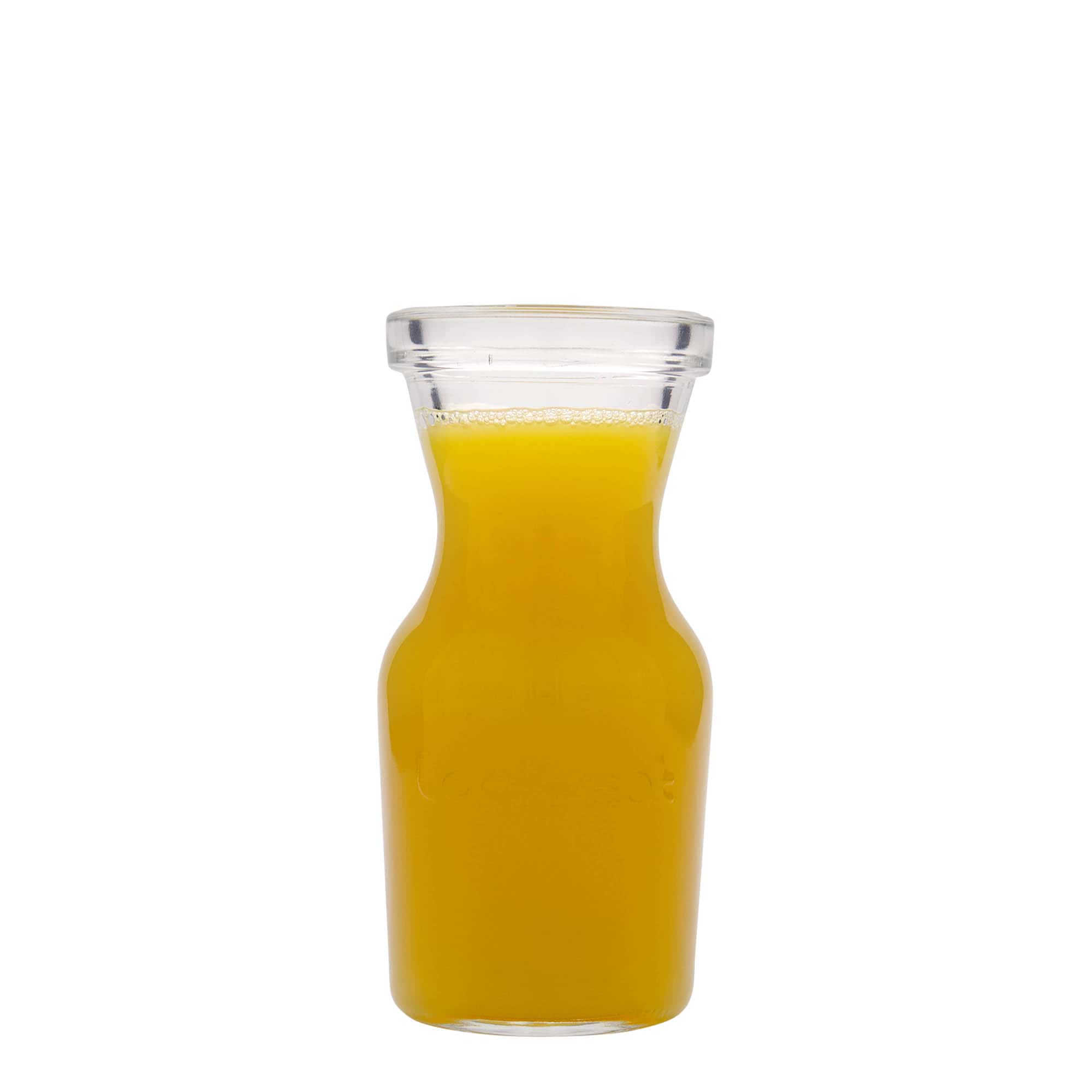 250 ml karafë qelqi 'Lock-Eat', Hapur: Mbyllje me kapëse telash