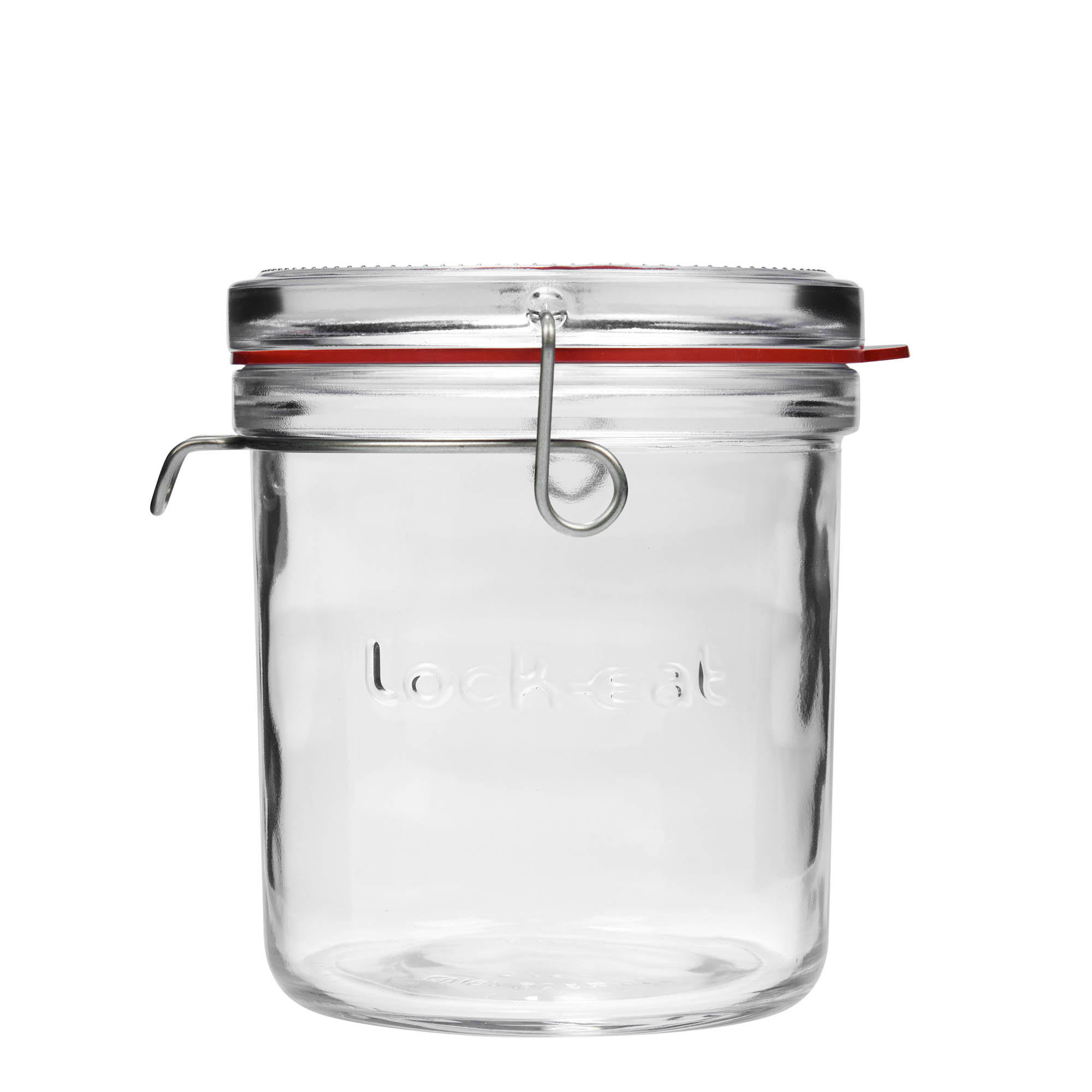 750 ml qelq me kapak me tela 'Lock-Eat', hapja: mbyllje me kapak me tela