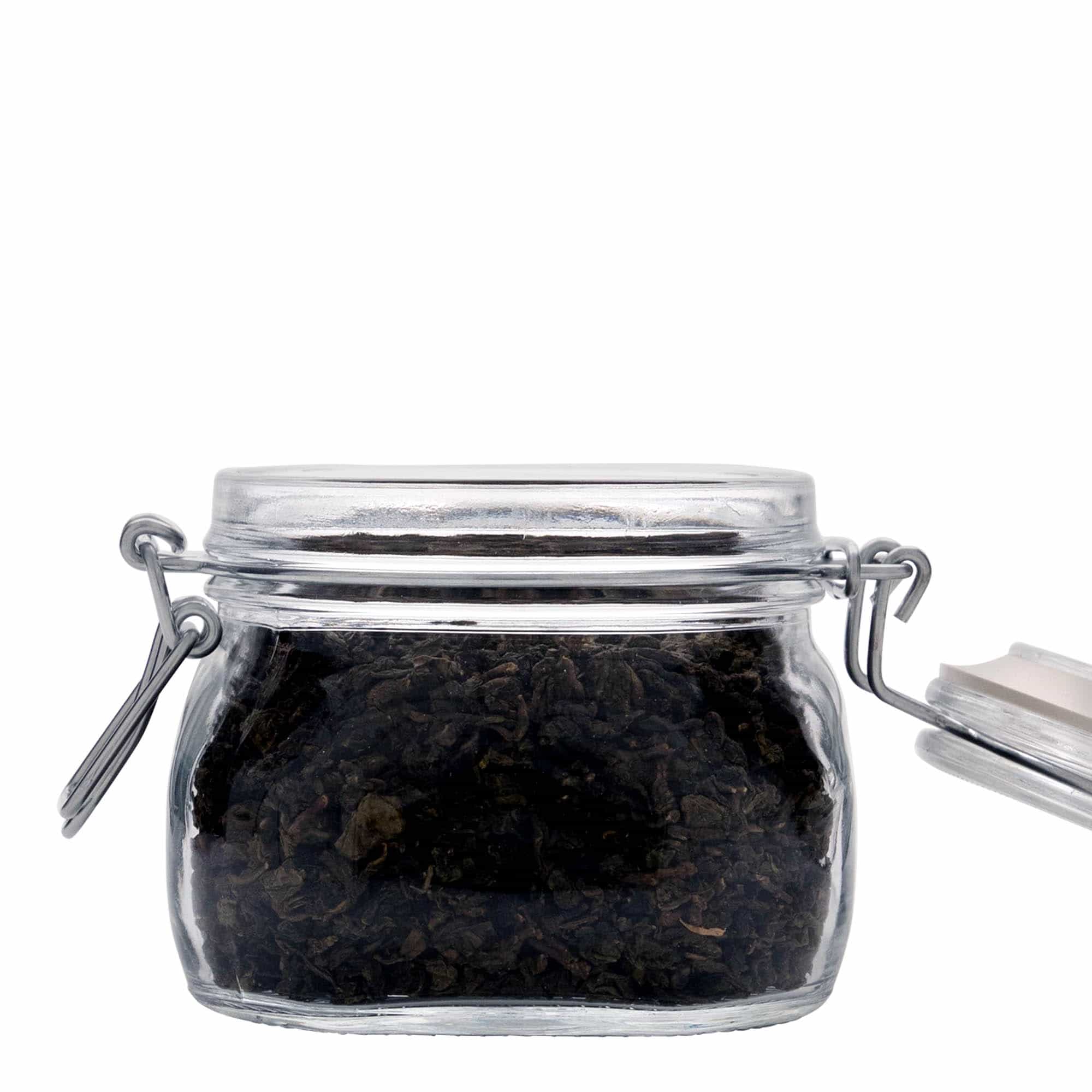 500 ml kavanoz me kapak me tel 'Fido', katror, hapje: mbyllje me kapak me tel 500 ml kavanoz me kapak me tel 'Fido', katror, hapje: mbyllje me kapak me tel