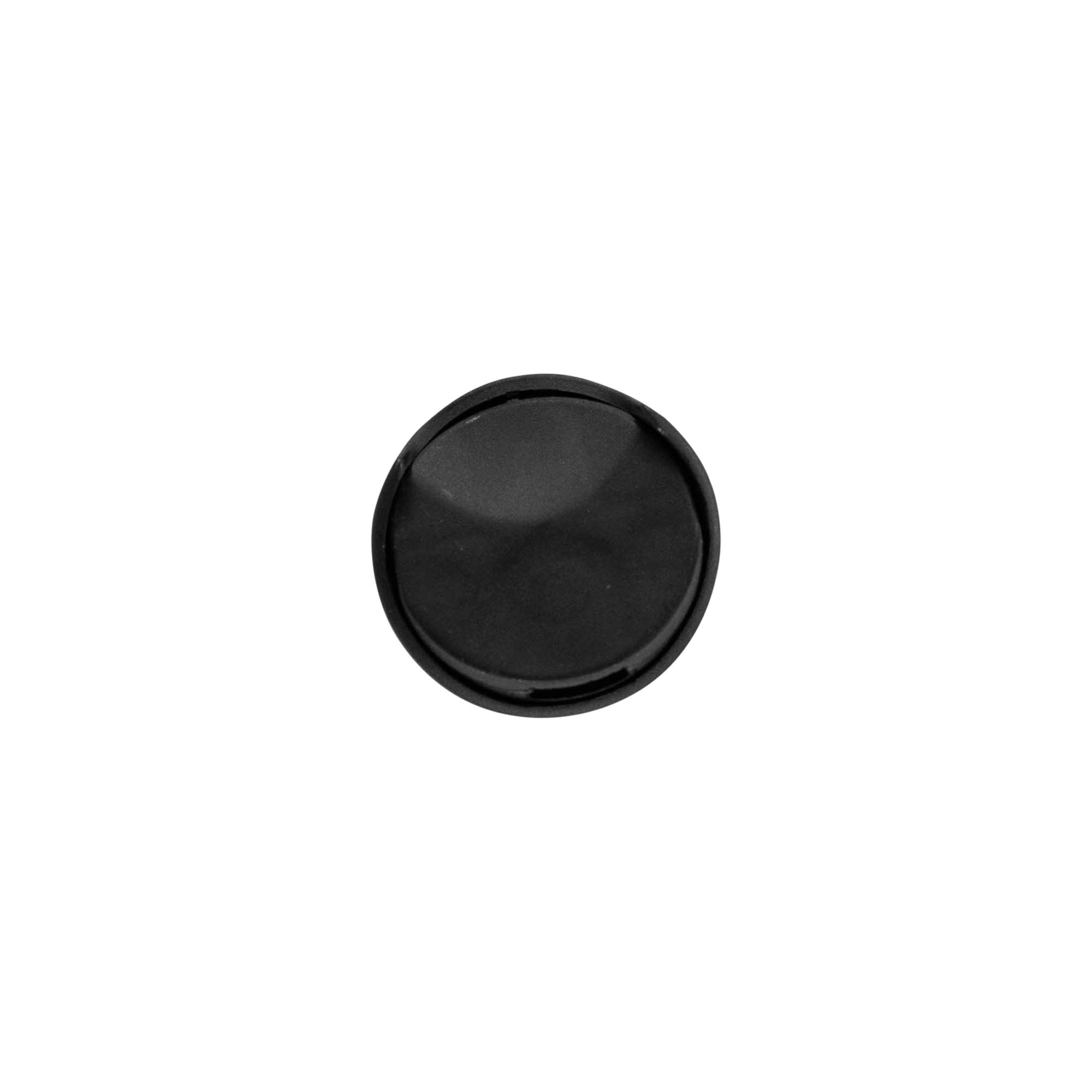 Kapak me vidë Disc Top, plastikë PP, e zezë, për hapje: 24/410