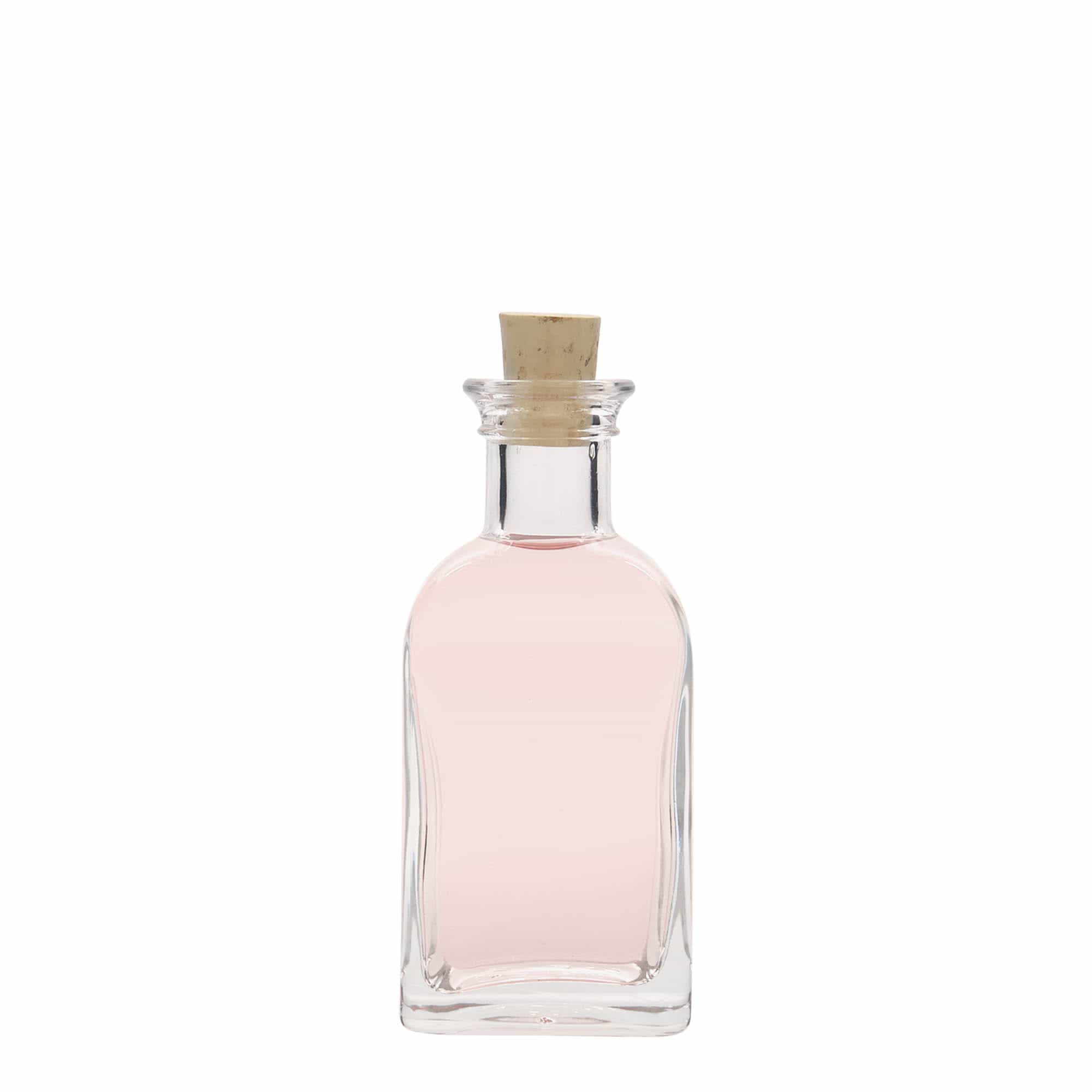 Shishe qelqi 100 ml Apotheker Carré, katrore, gojë: kork