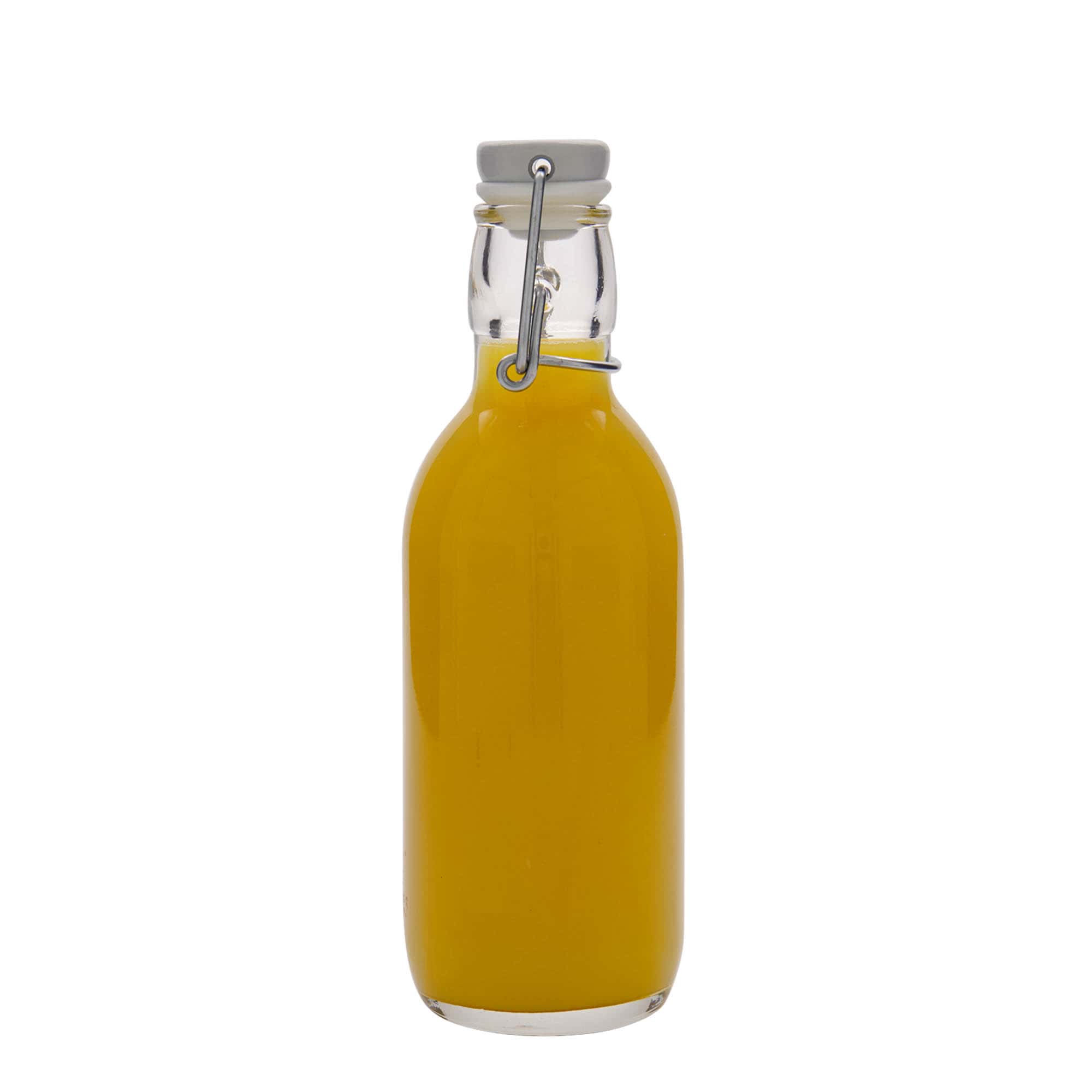 Shishe qelqi 500 ml 'Emilia', Hapur: Mbyllje me kapëse