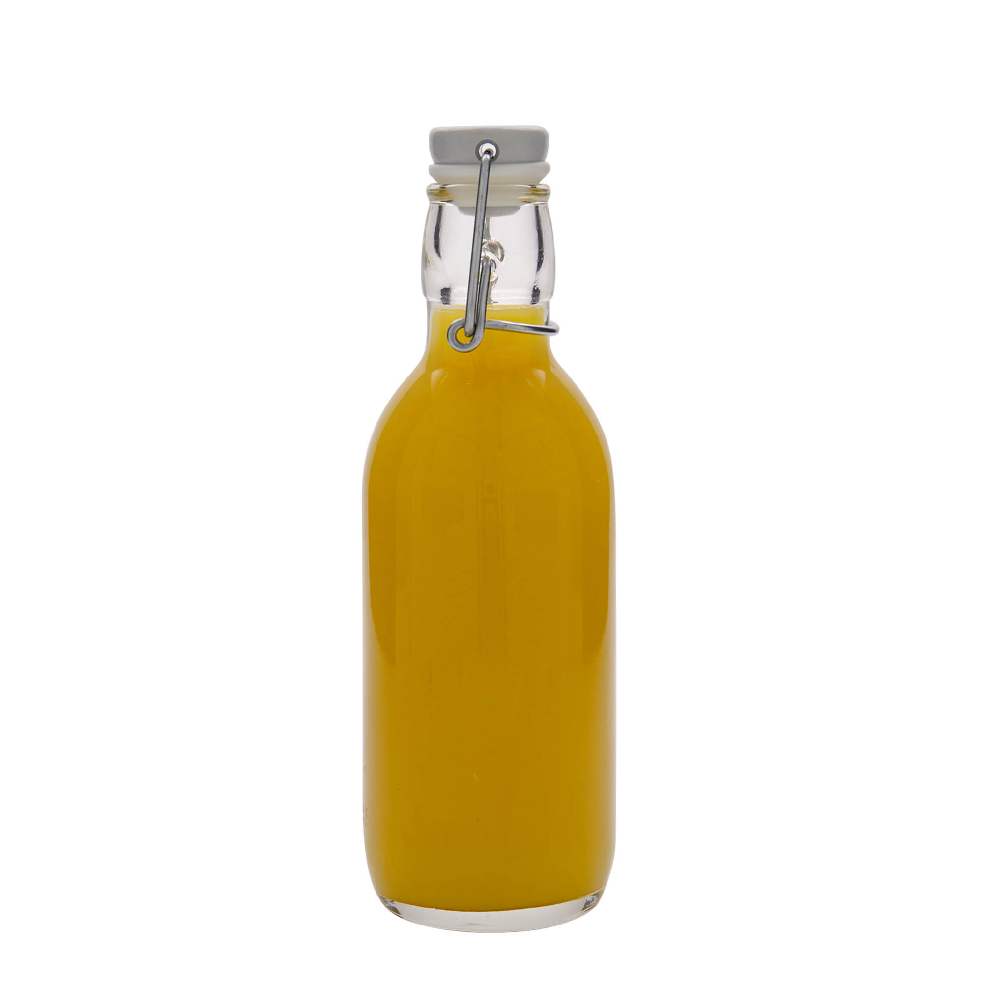 Shishe qelqi 500 ml 'Emilia', Hapur: Mbyllje me kapëse