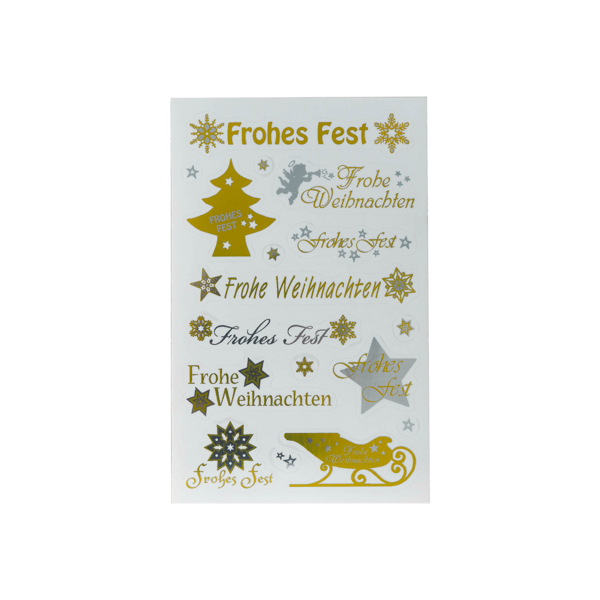 Zweckform Stickers 'Krishtlindjet', letër, ari-argjend Zweckform Stickers 'Krishtlindjet', letër, ari-argjend