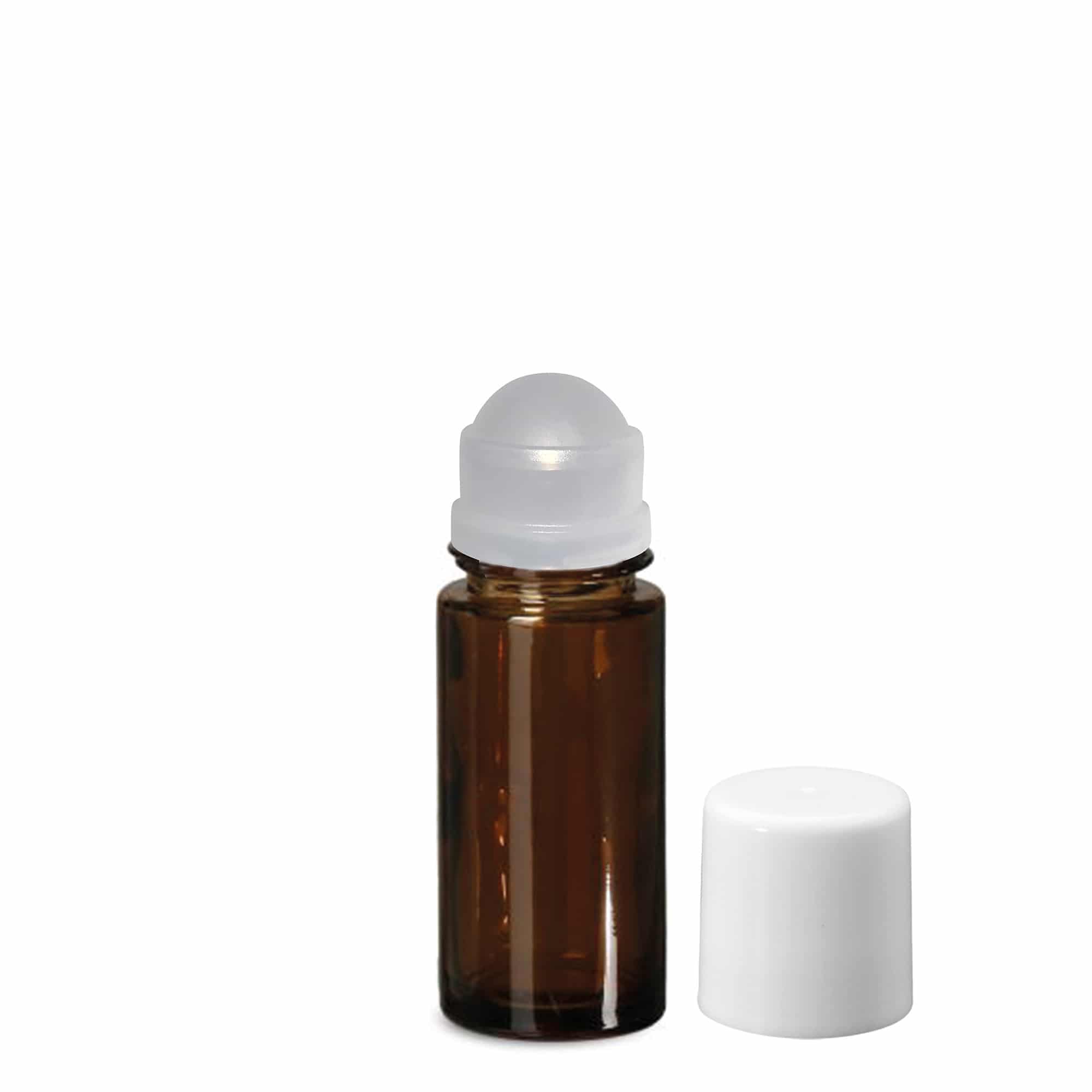 Shishe roll-on 50 ml, xham, kafe, hunda: kapak me vida