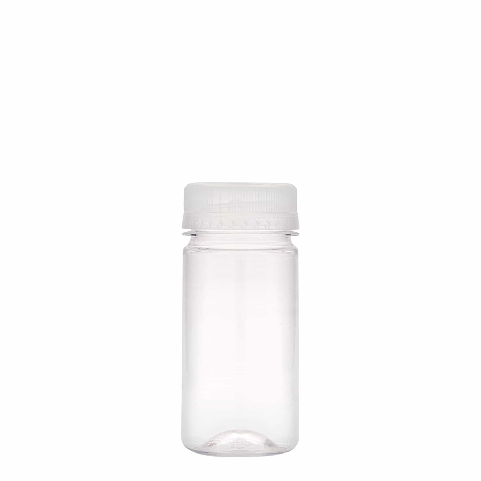 Shishe PET 100 ml 'Everytime', plastikë, hapje: 38 mm