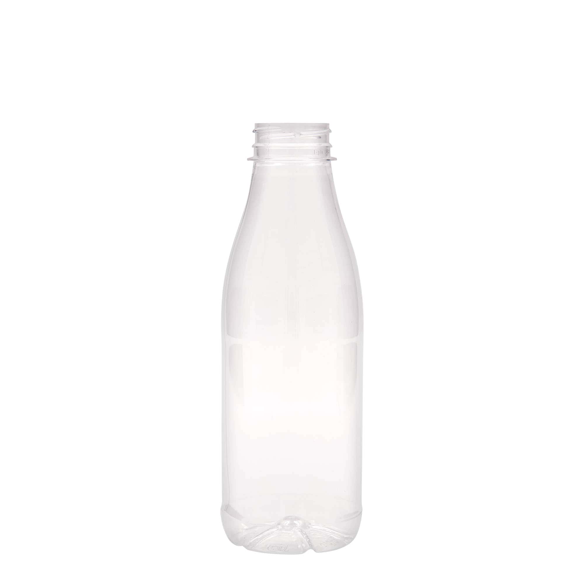 Shishe PET 500 ml 'Qumësht dhe Lëng', plastikë, hapje: 38 mm