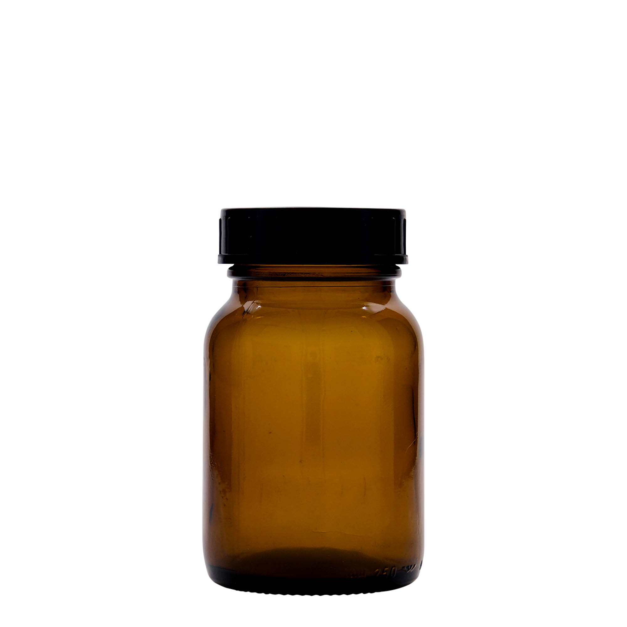 250 ml gotë me qafë të gjerë, kafe, hapje: DIN 55 250 ml gotë me qafë të gjerë, kafe, hapje: DIN 55