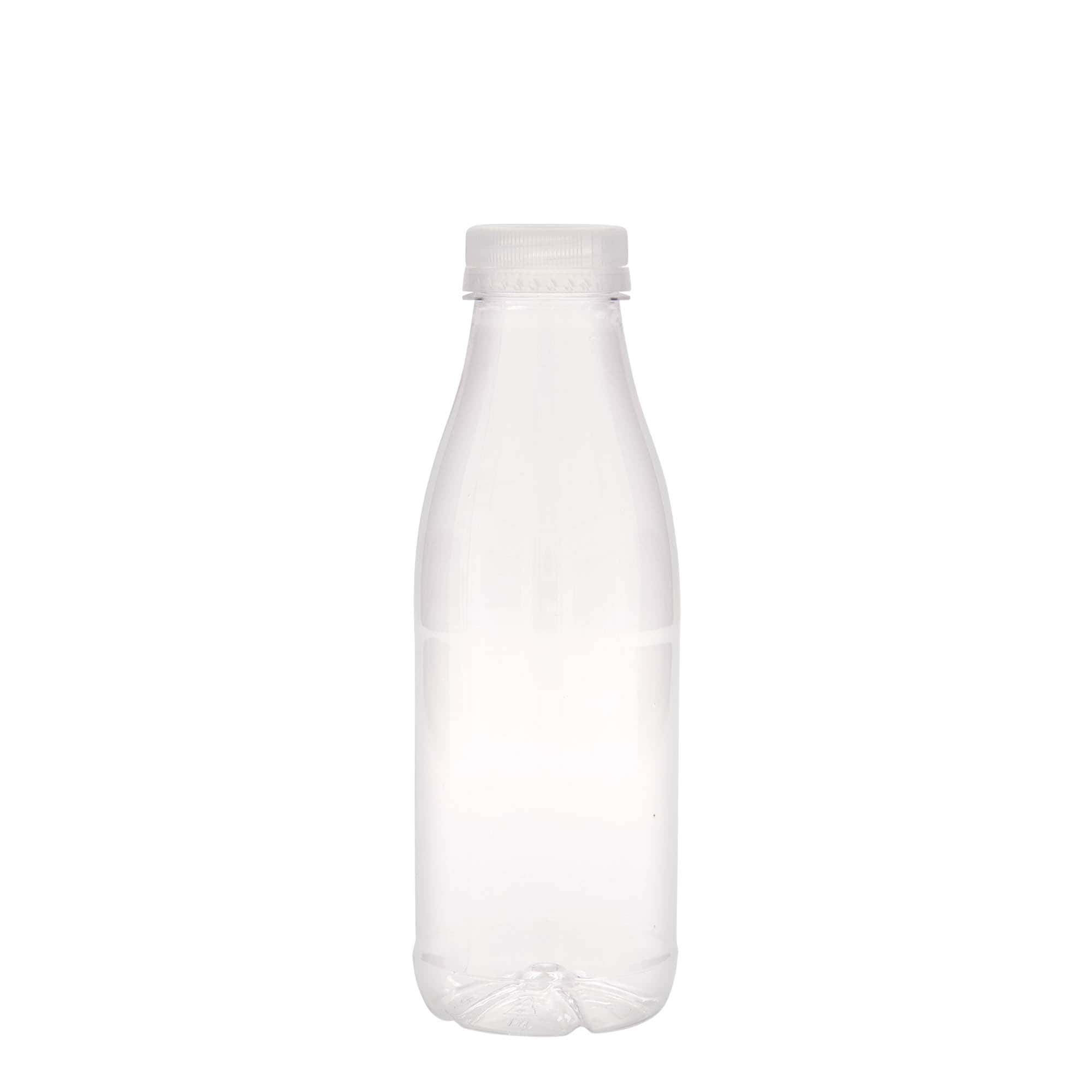 Shishe PET 500 ml 'Qumësht dhe Lëng', plastikë, hapje: 38 mm