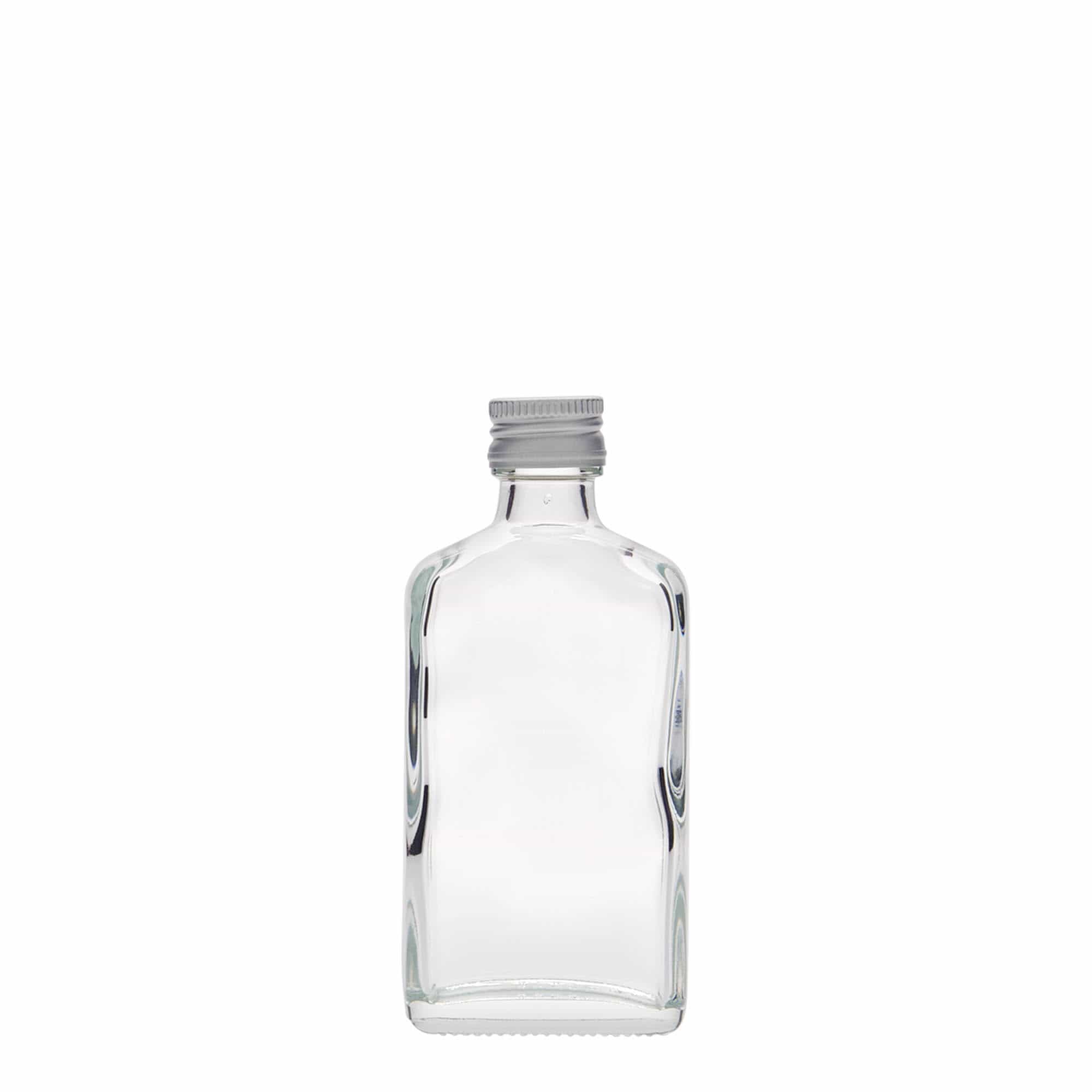 Shishe dore 50 ml, drejtkëndore, qelq, gojë: PP 18