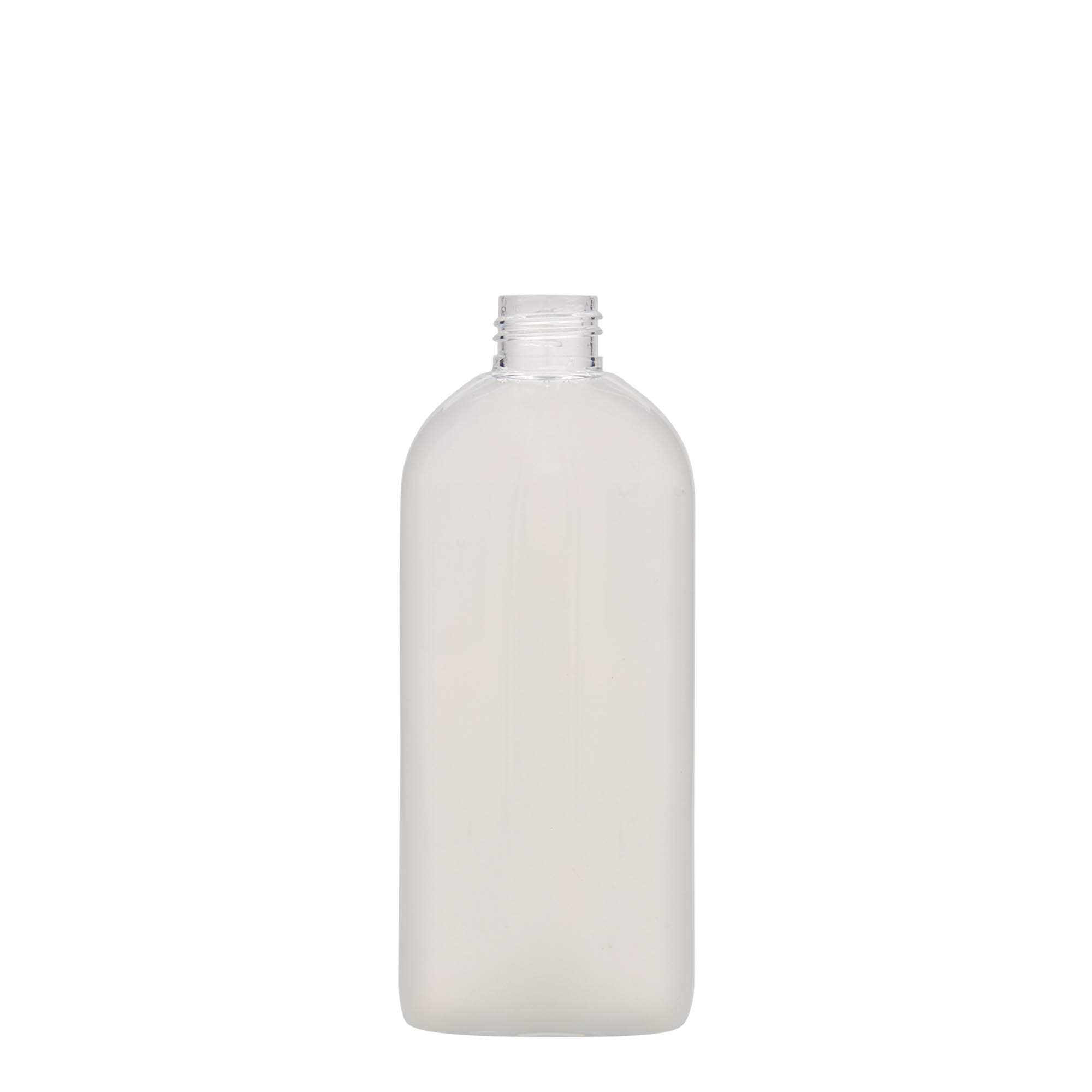250 ml shishe PET 'Iris', ovale, plastikë, hapje: 24/410