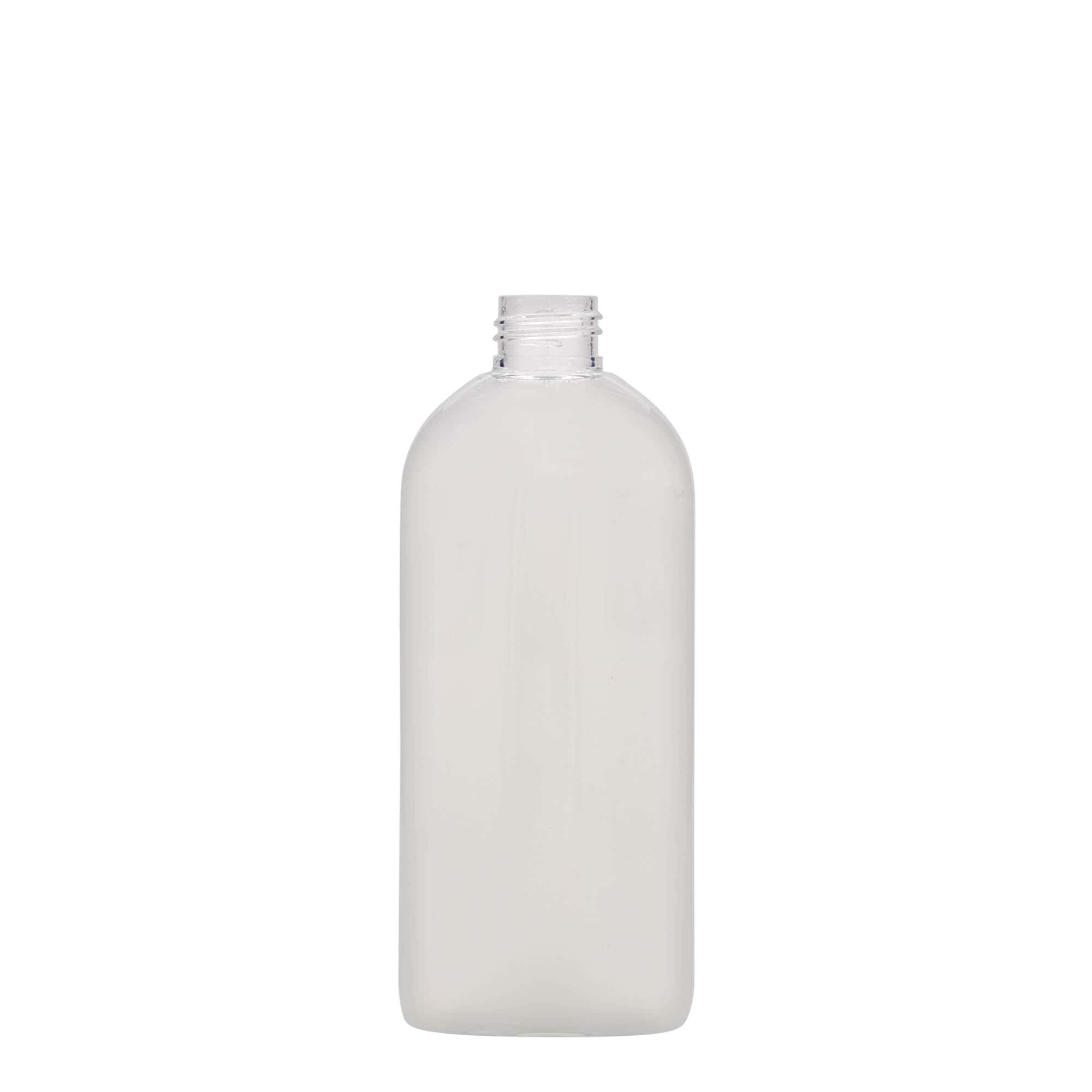 250 ml shishe PET 'Iris', ovale, plastikë, hapje: 24/410