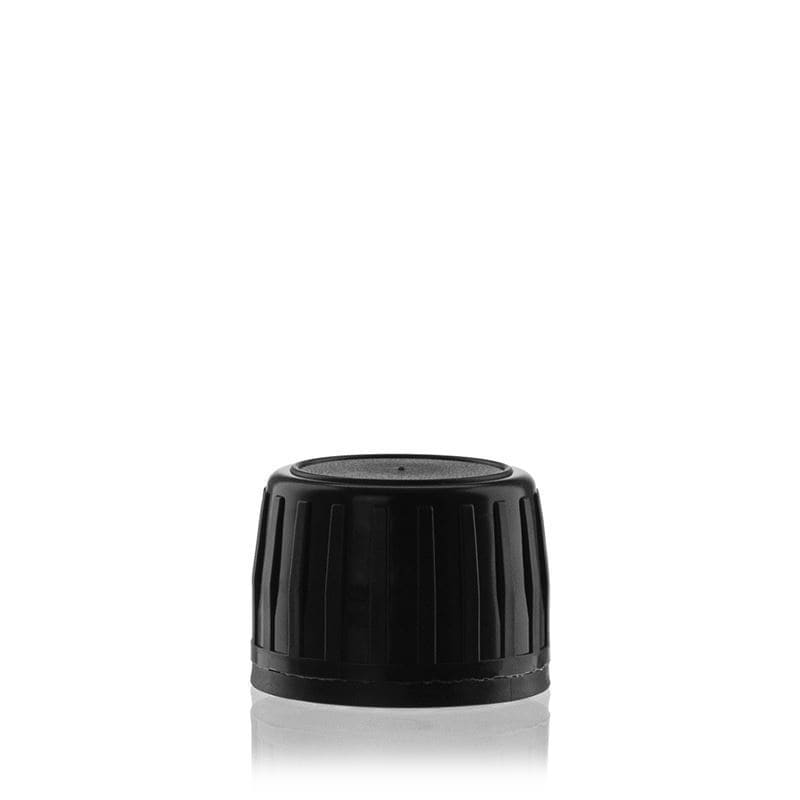 Kapak me vidë origjinal, plastik PP, i zi, për gojën: PP 28